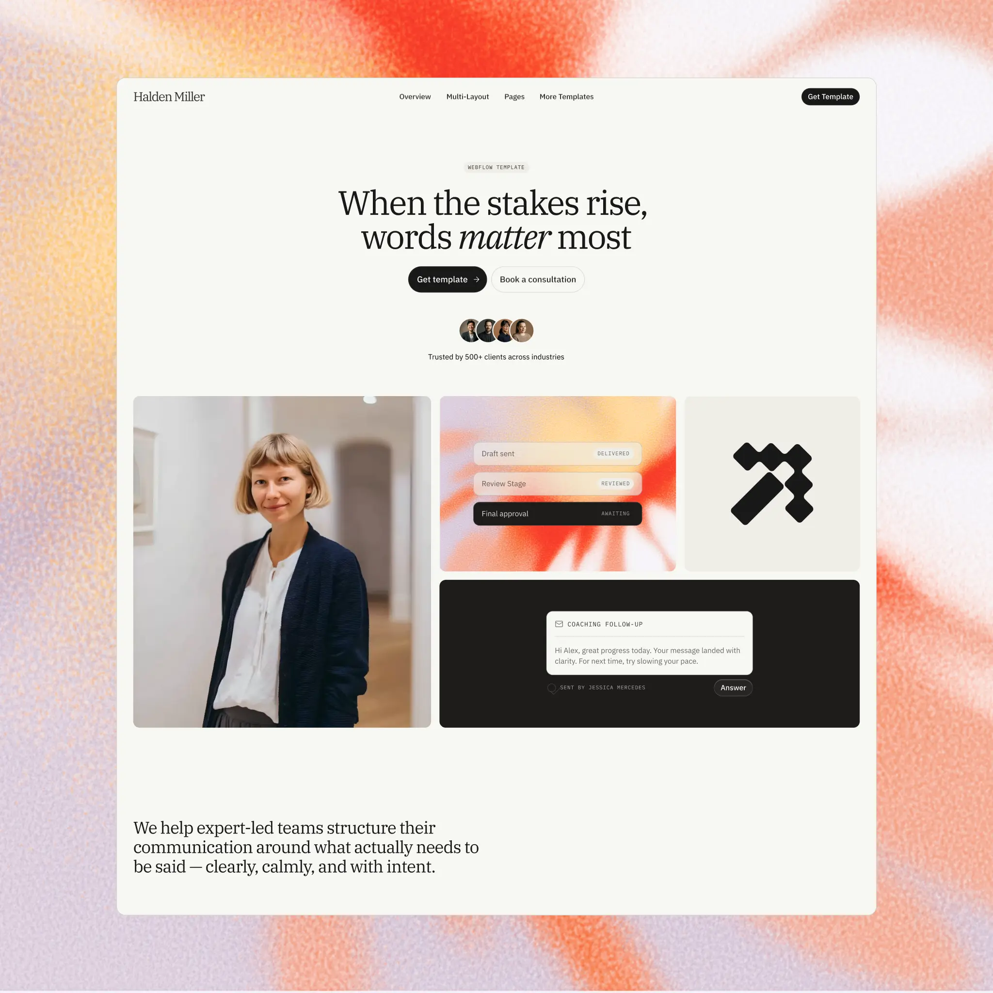 Halden Miller preview