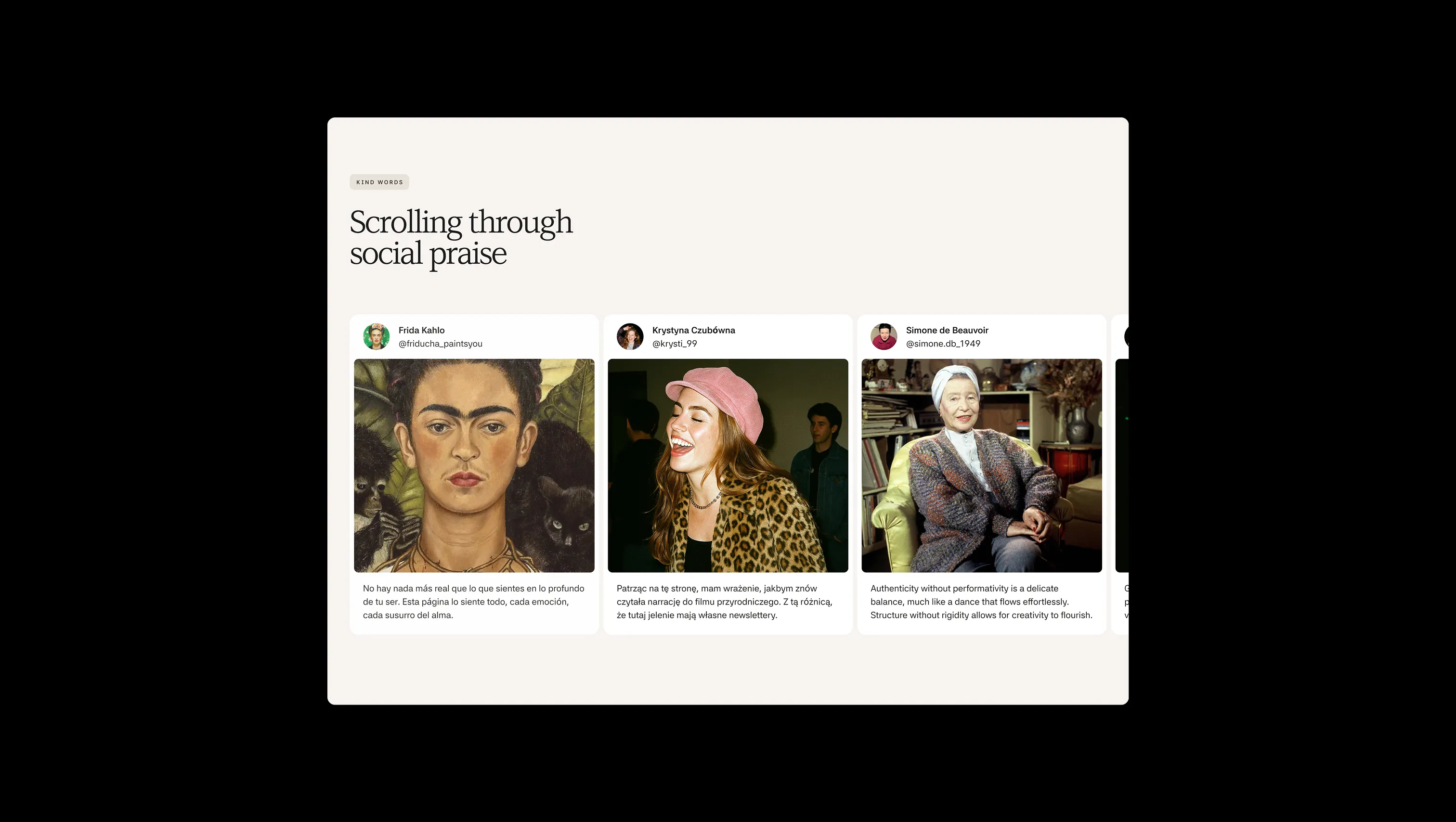 Testimonials Carousel with Images