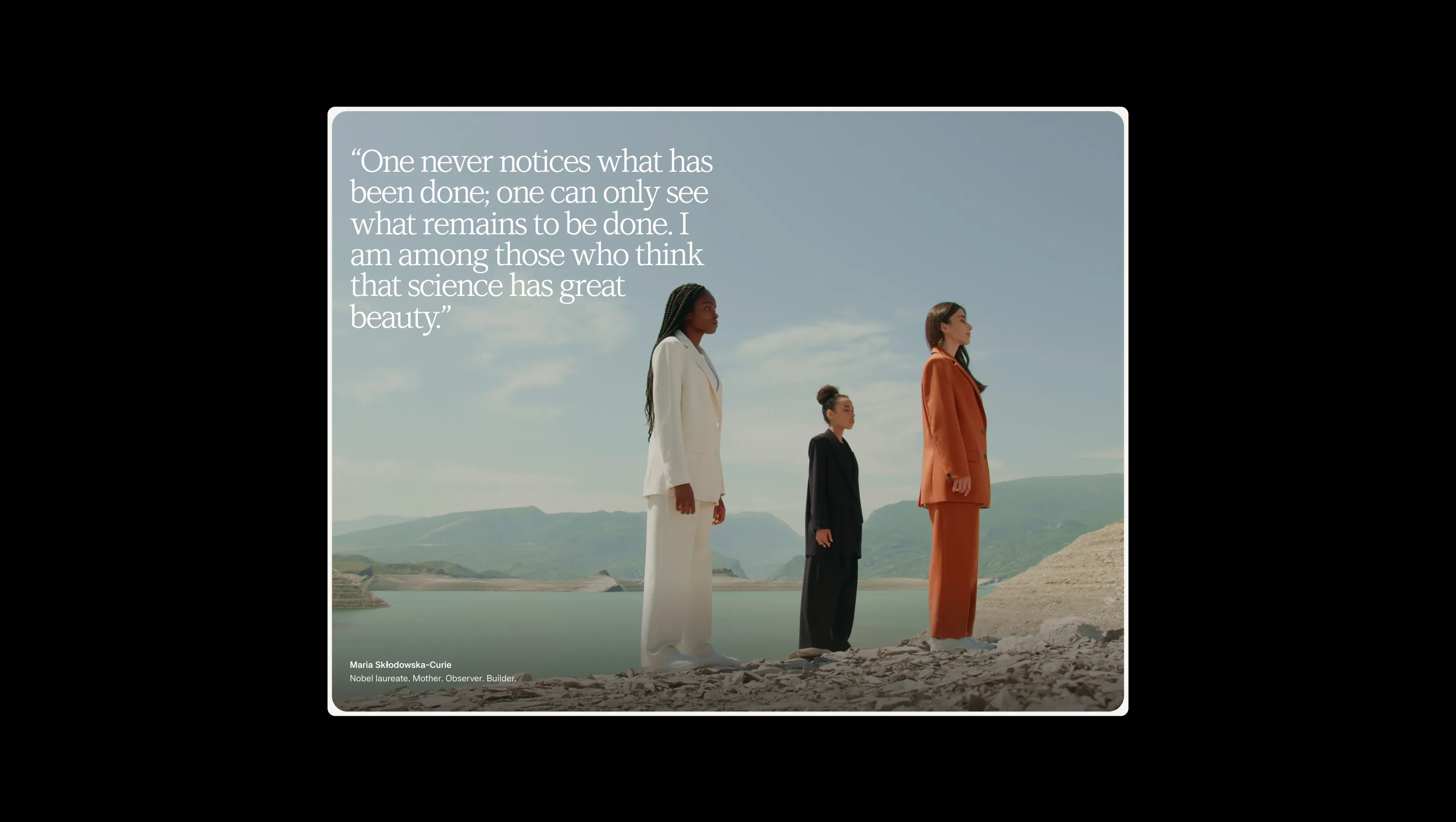 Video Background Quote Hero Section