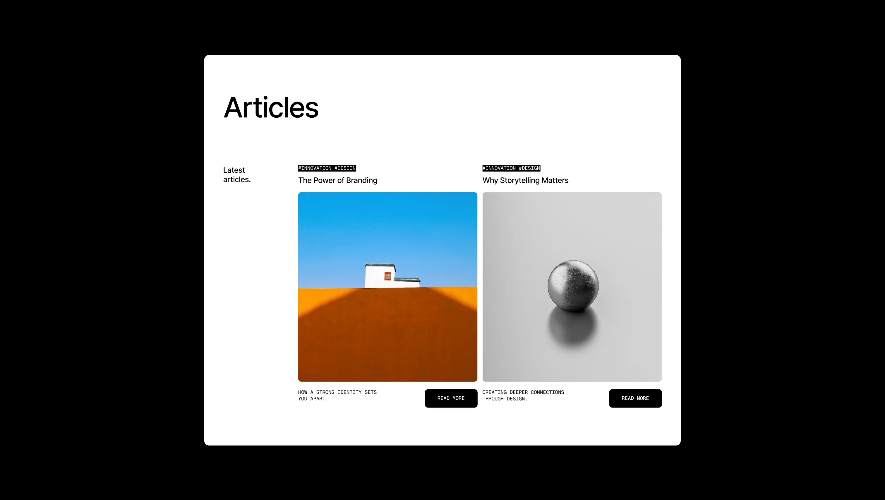 Articles Grid with CMS