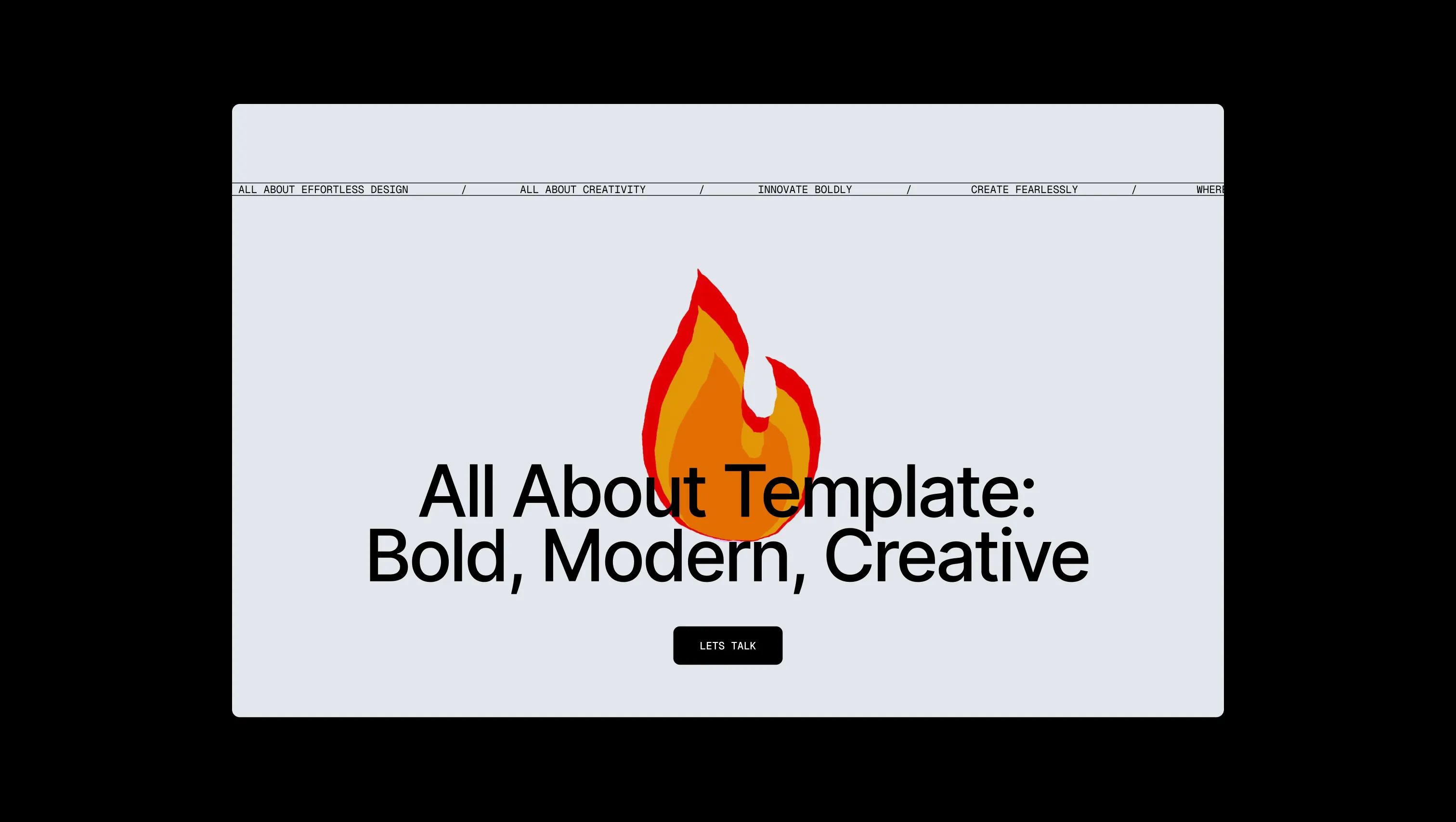 Hero with Animated Text Marquee