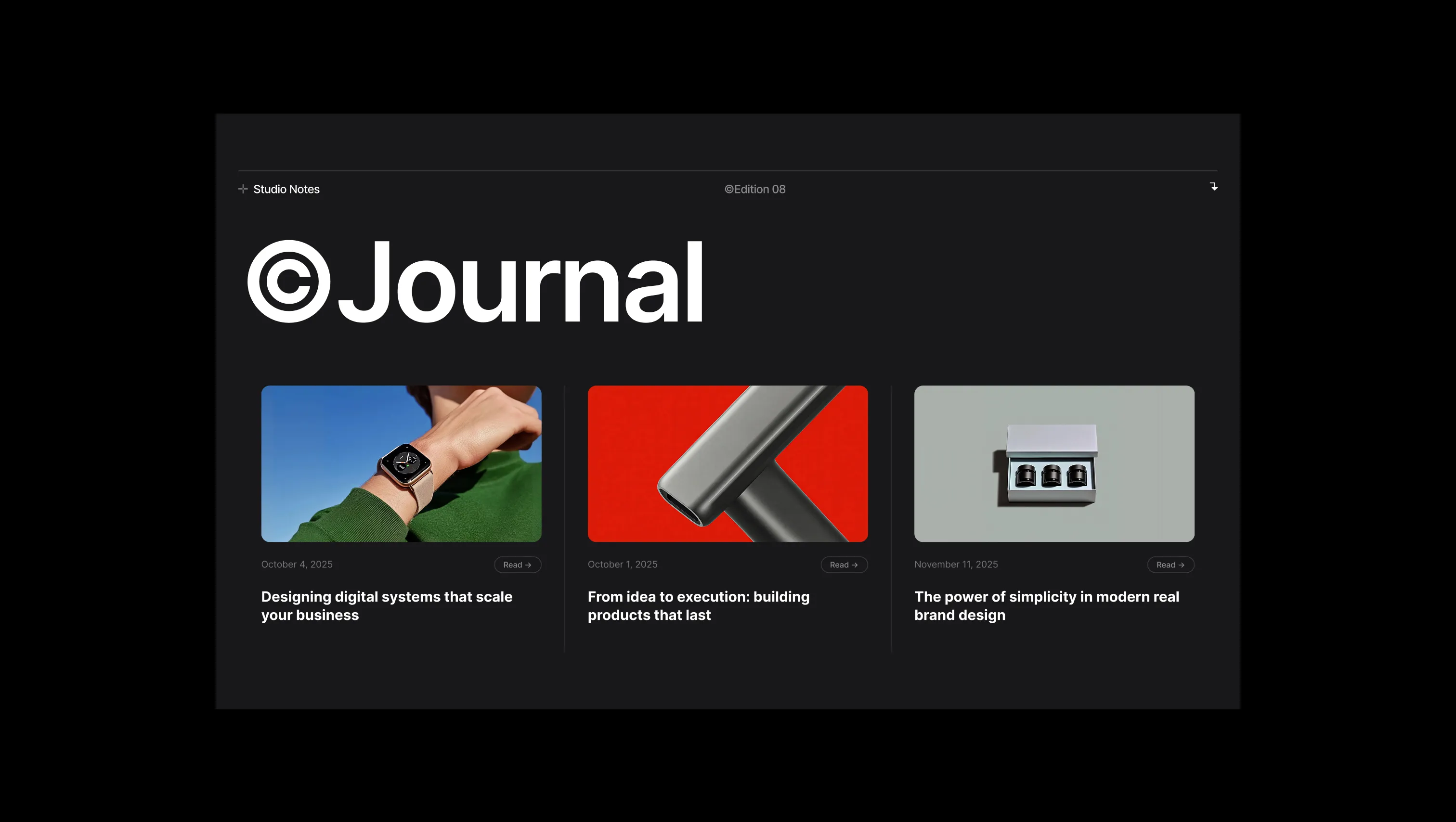 CMS Blog Grid With Hover
