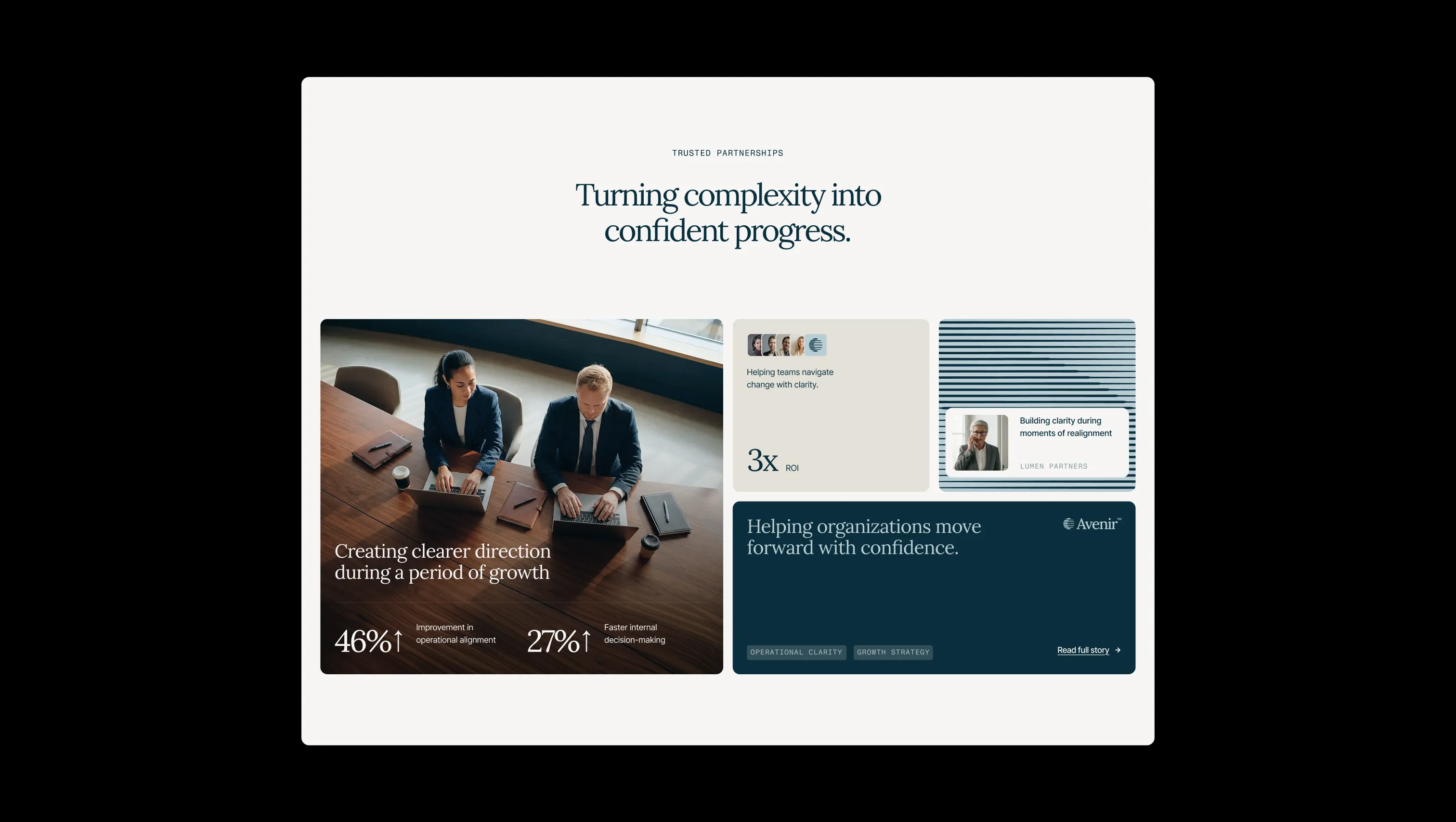 Bento Grid Case Study Showcase