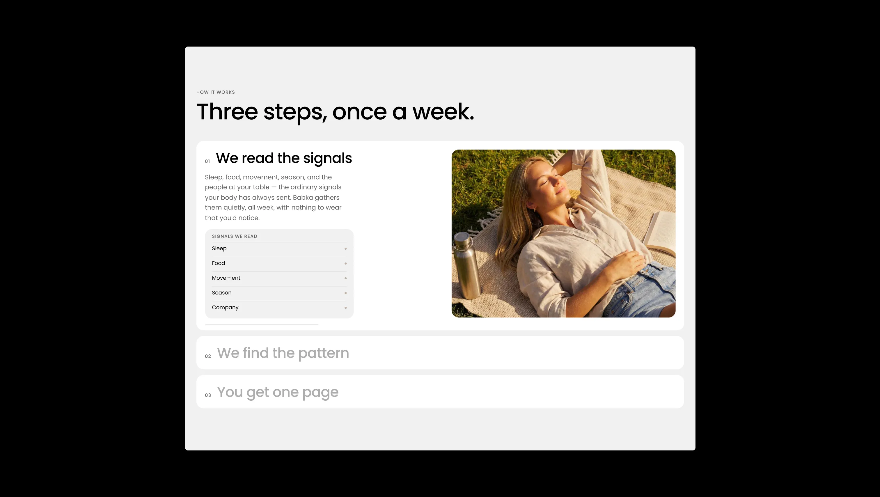 Scroll-Driven Accordion Process Steps