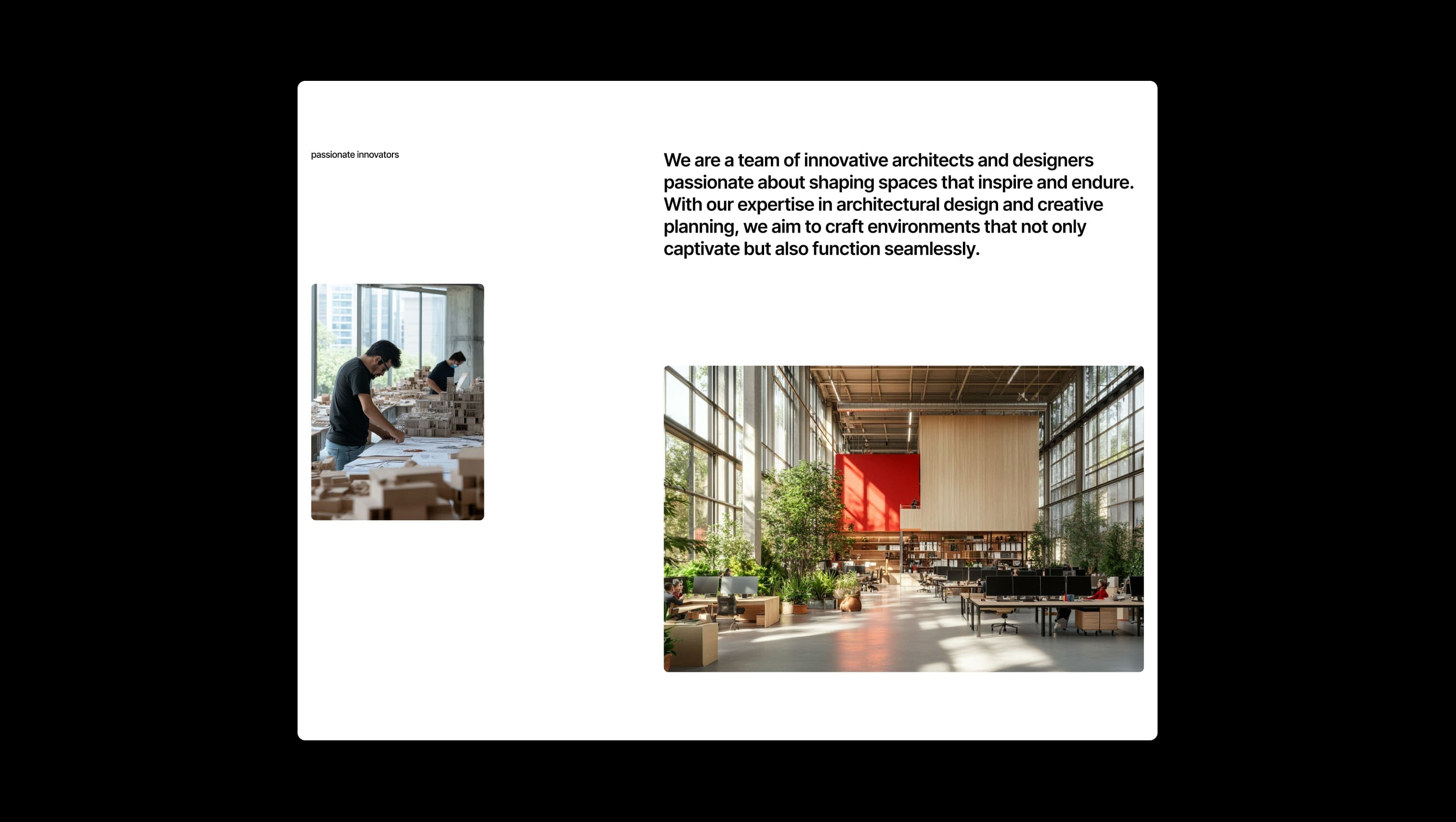 About Gallery with Text