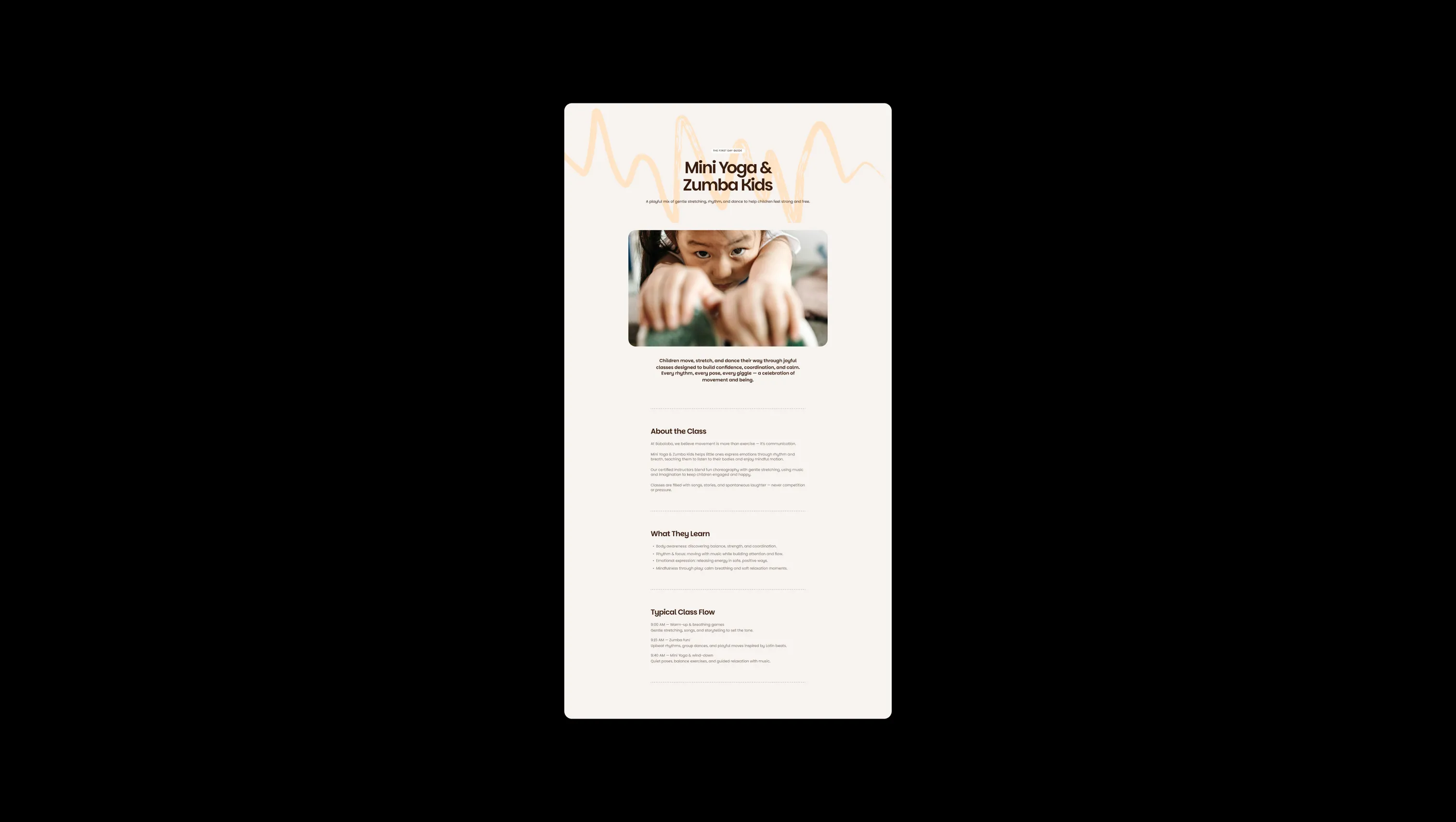 Program Detail Landing Page