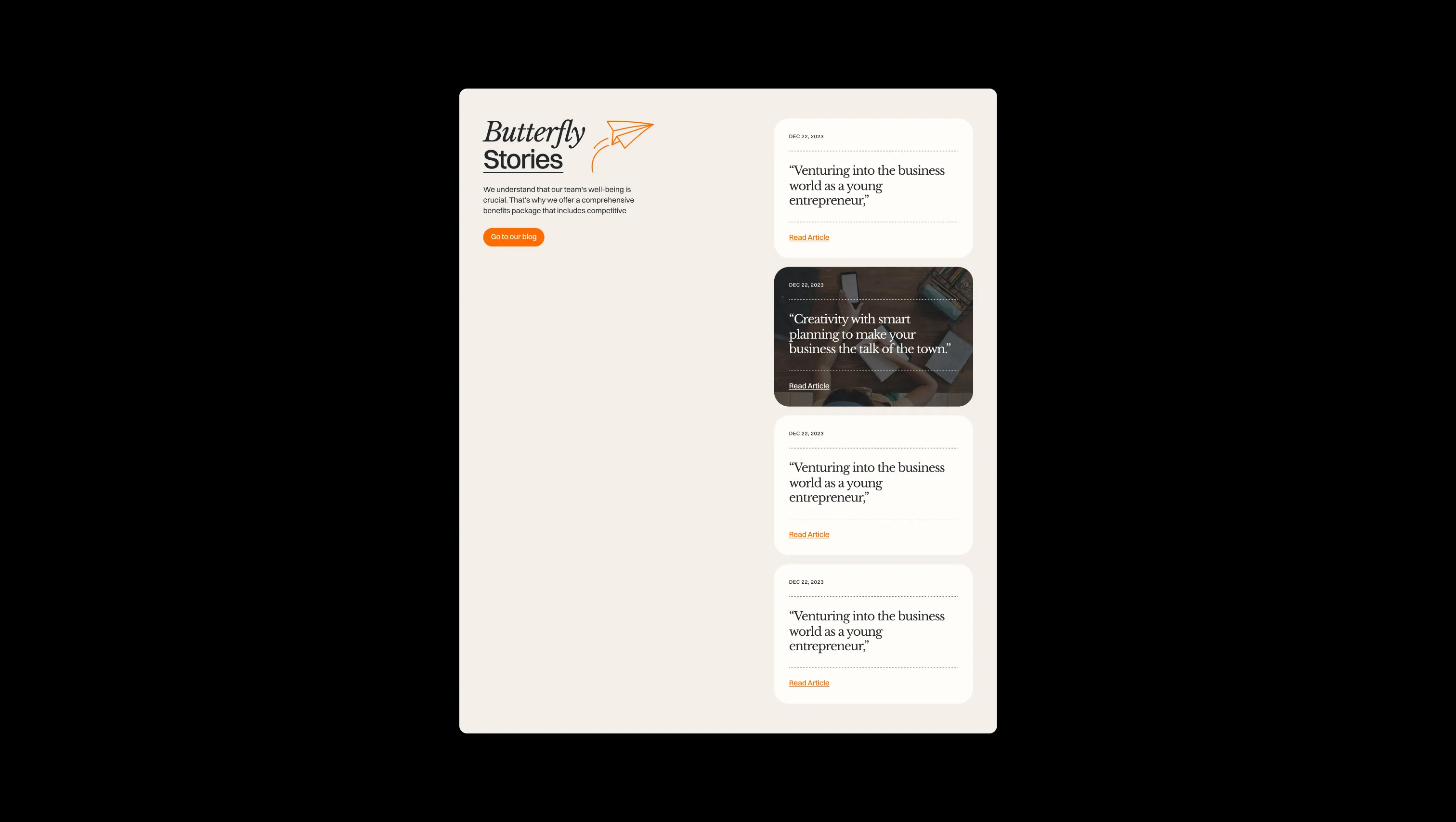 Blog Grid with Sticky Sidebar