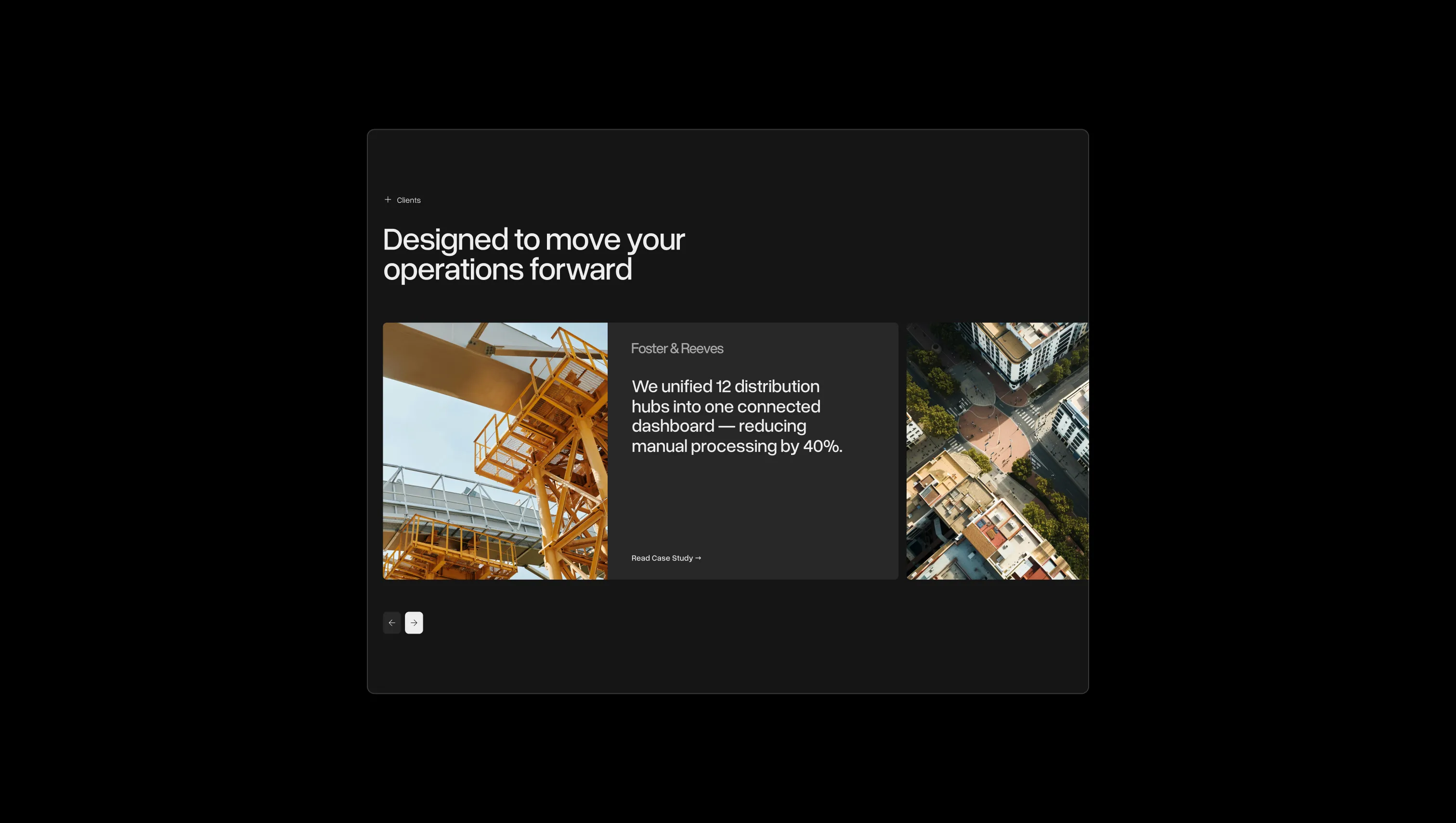 Client Case Study Slider