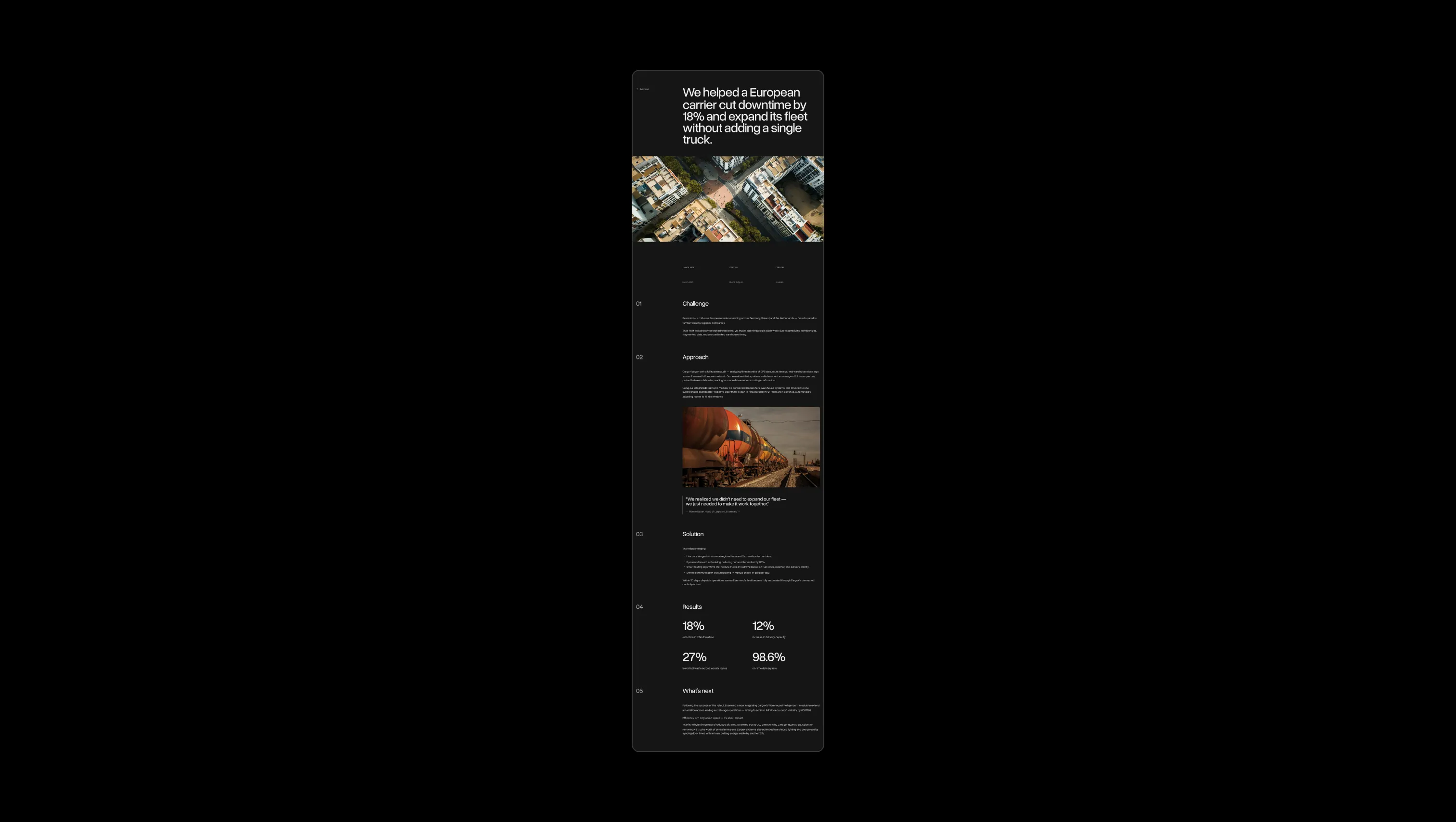 Case Study Detail Page
