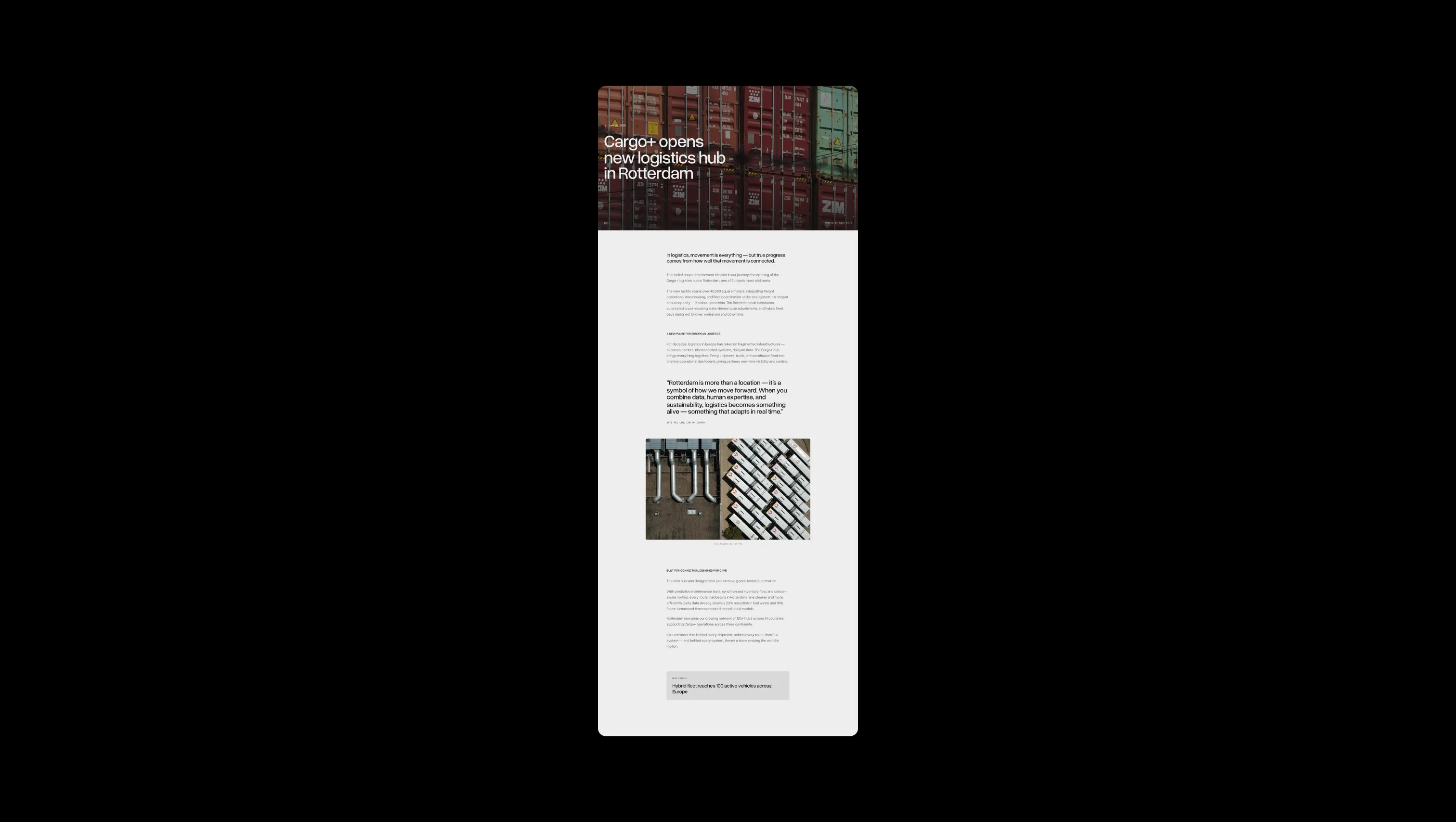 Article Page Layout
