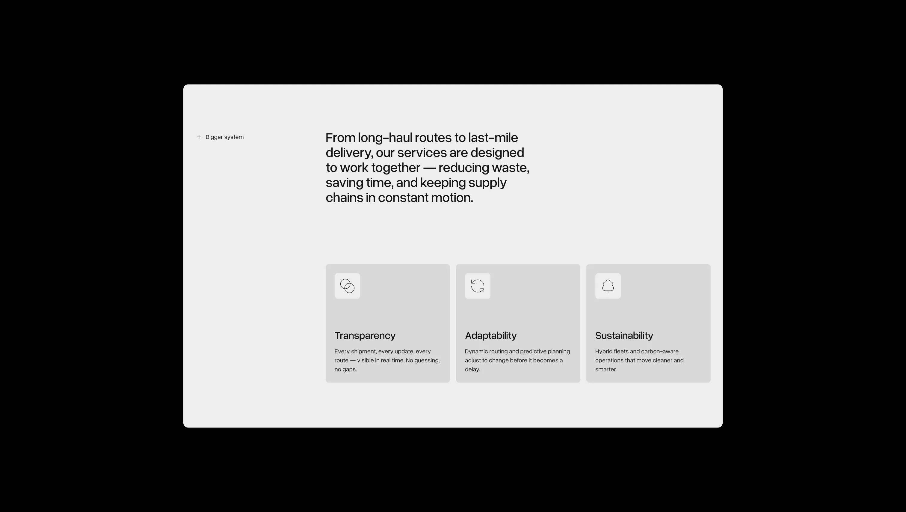 Service Features Grid Section