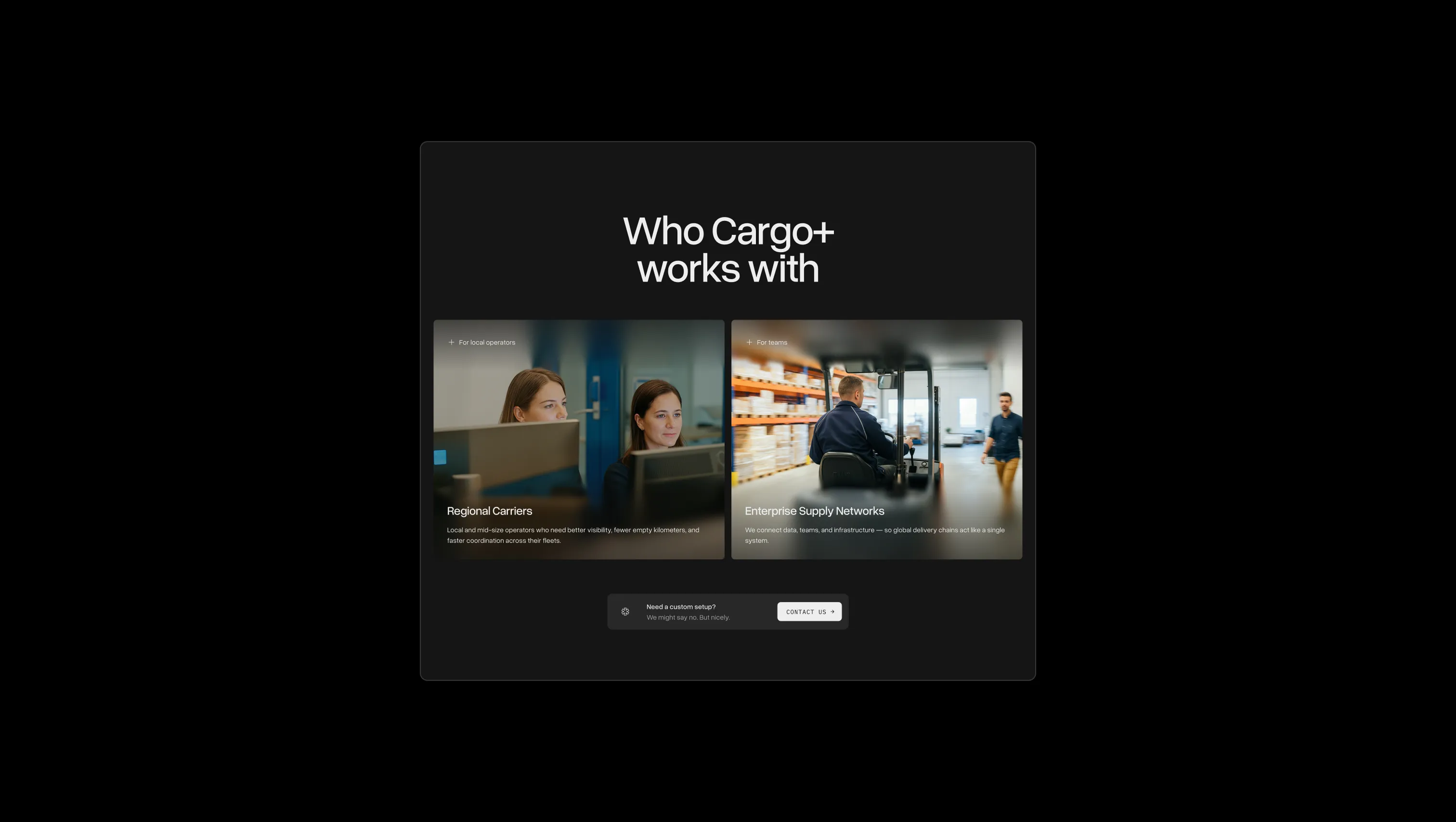 Features Cards with CTA