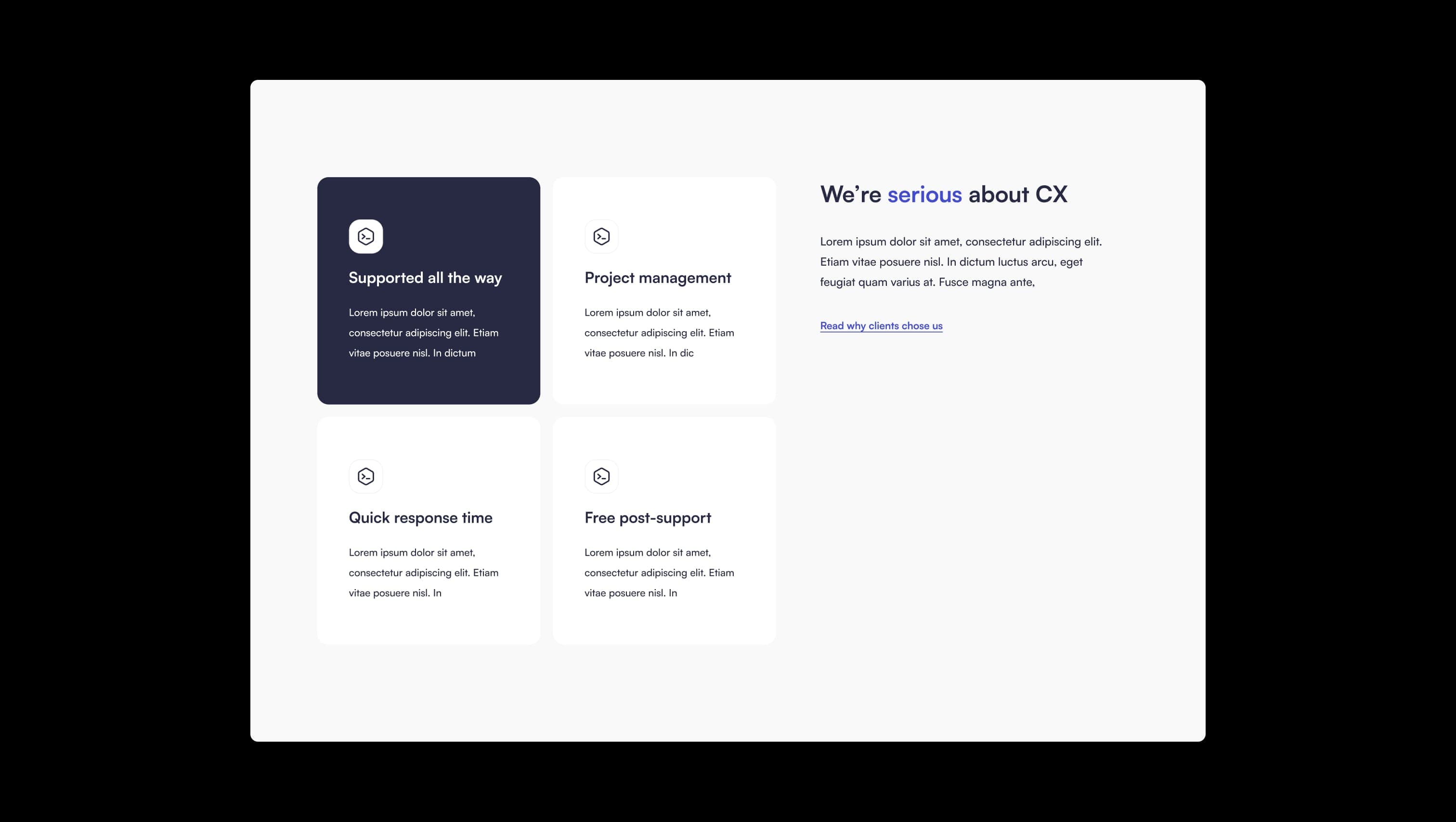 Features Grid with Benefits