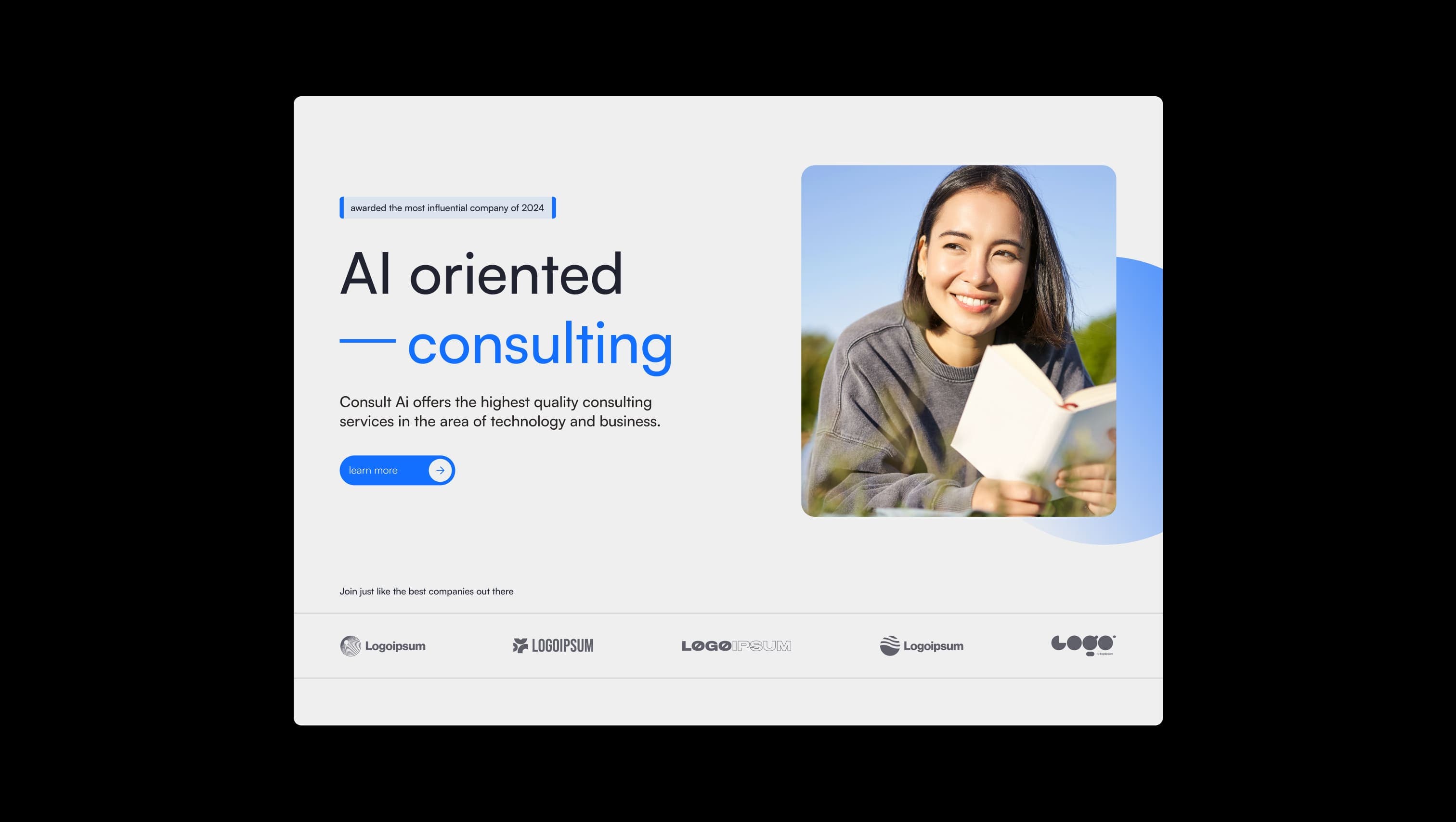 AI Consulting Hero Section