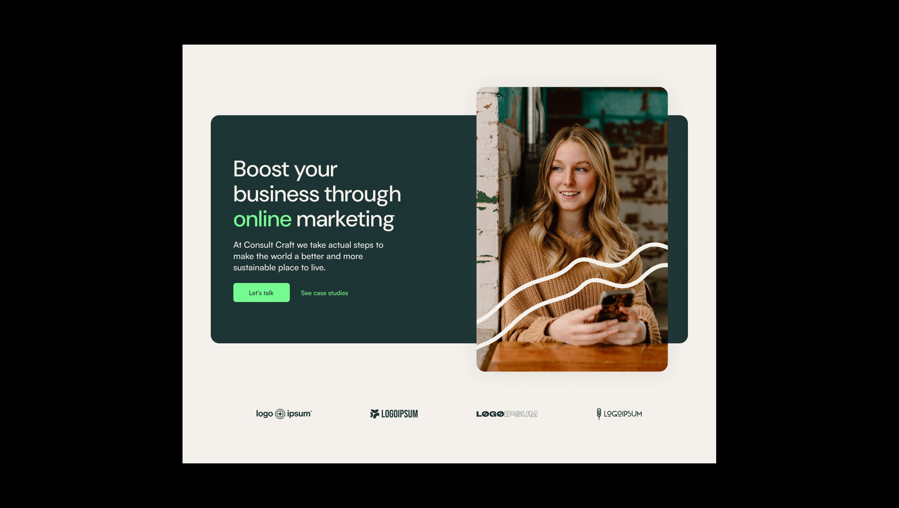 Hero with Image Right