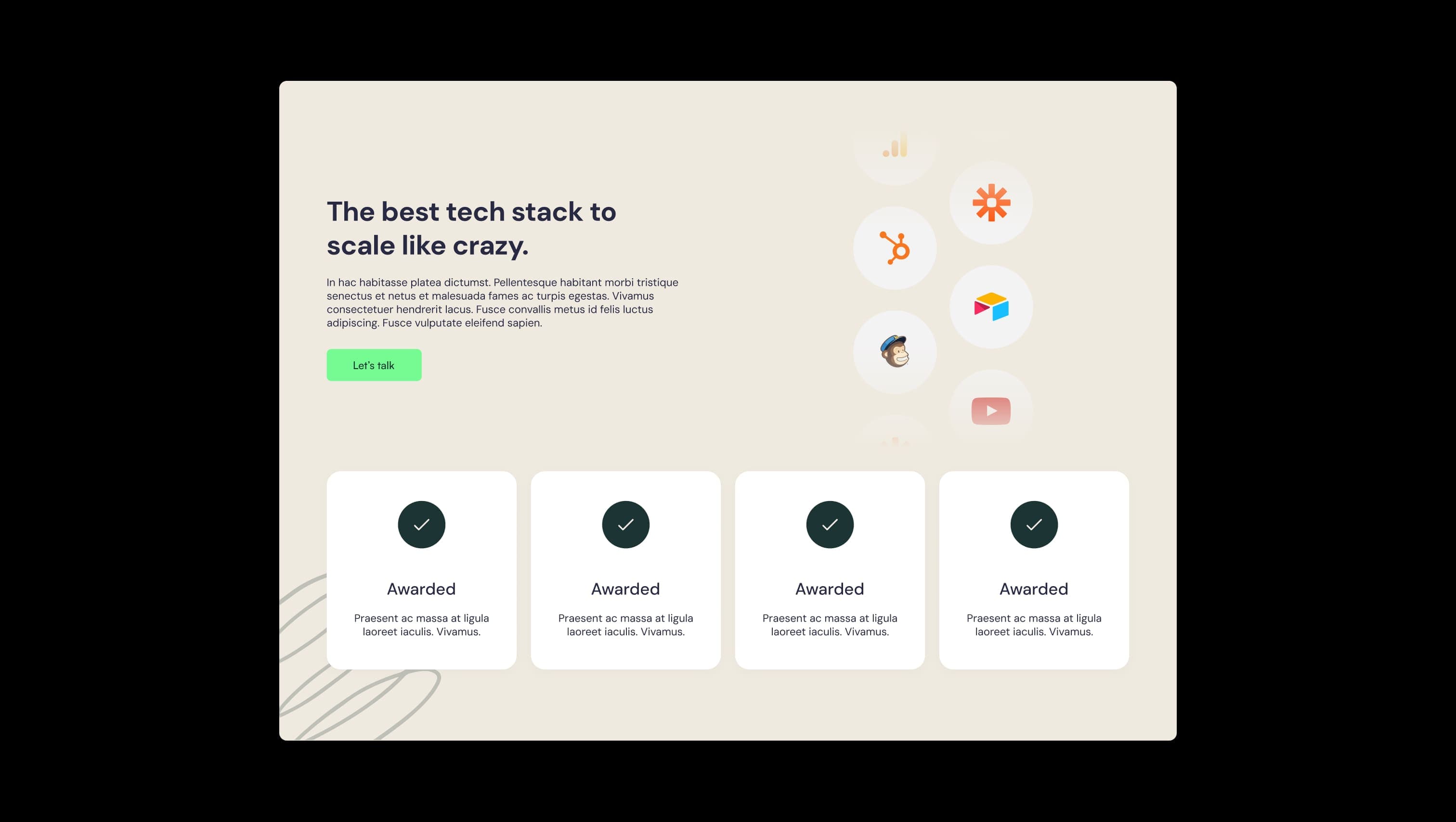 Integrations Tiles + Marquue