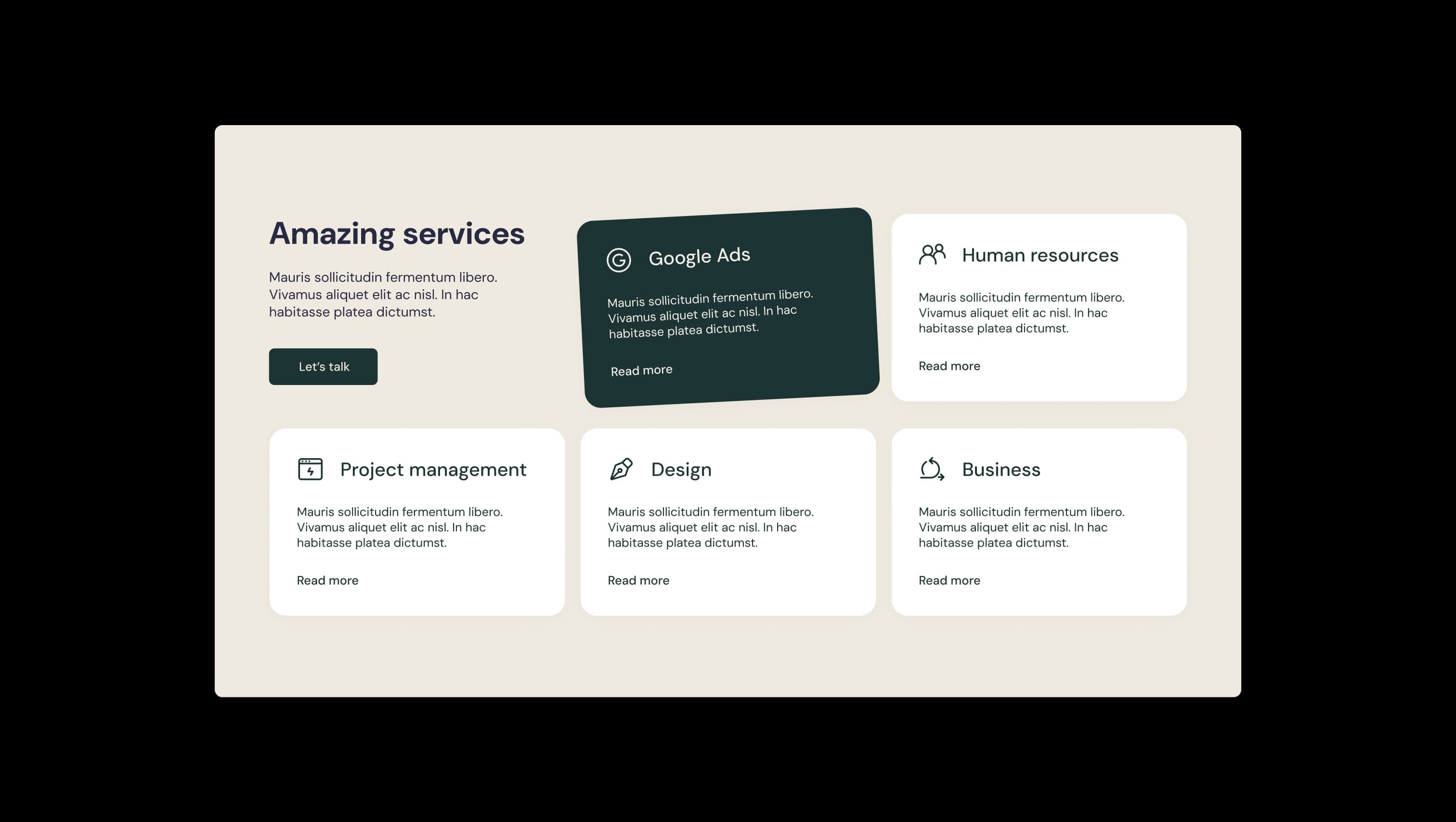 Services Tiles