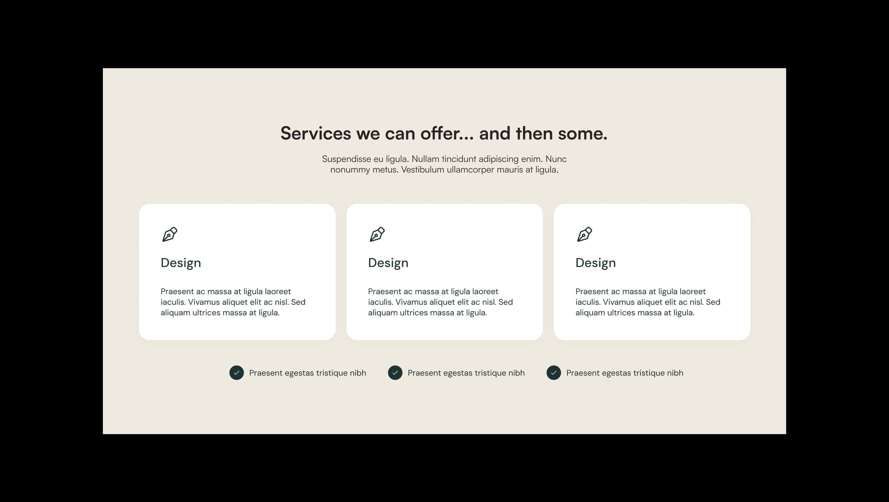 Services Tiles