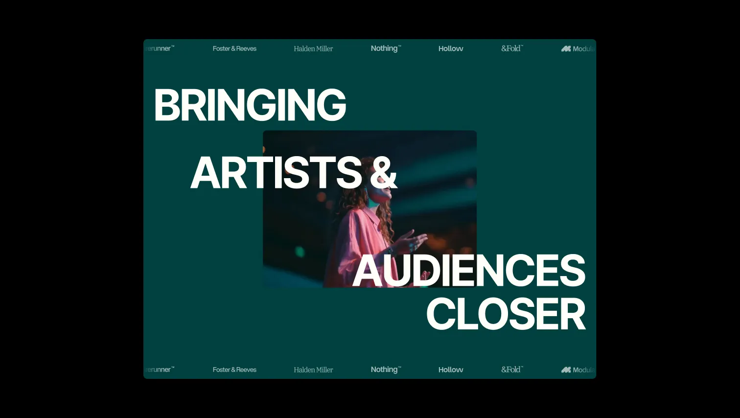 Marquee Logo Strip With Video Center