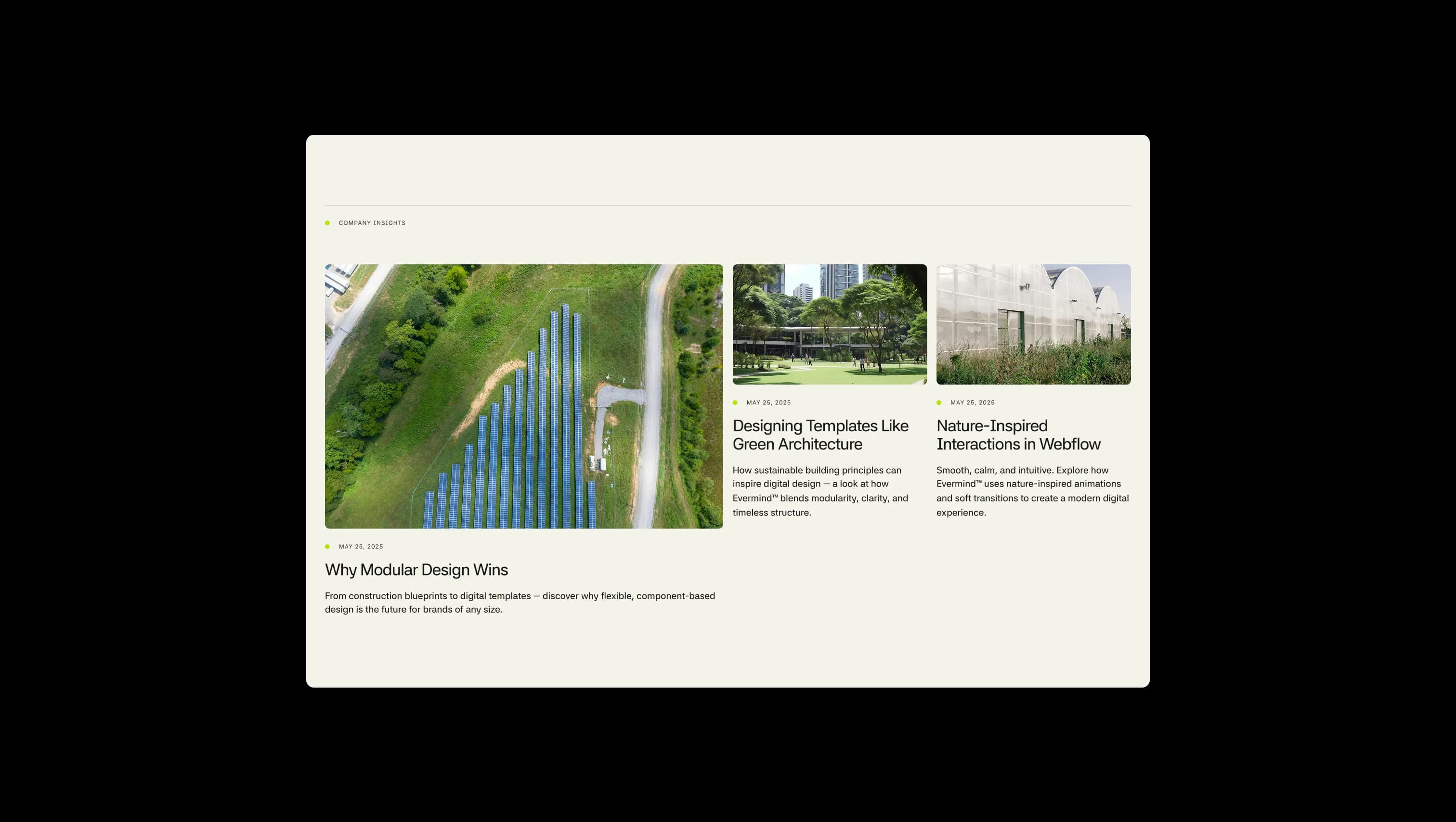 Blog Article Grid Layout