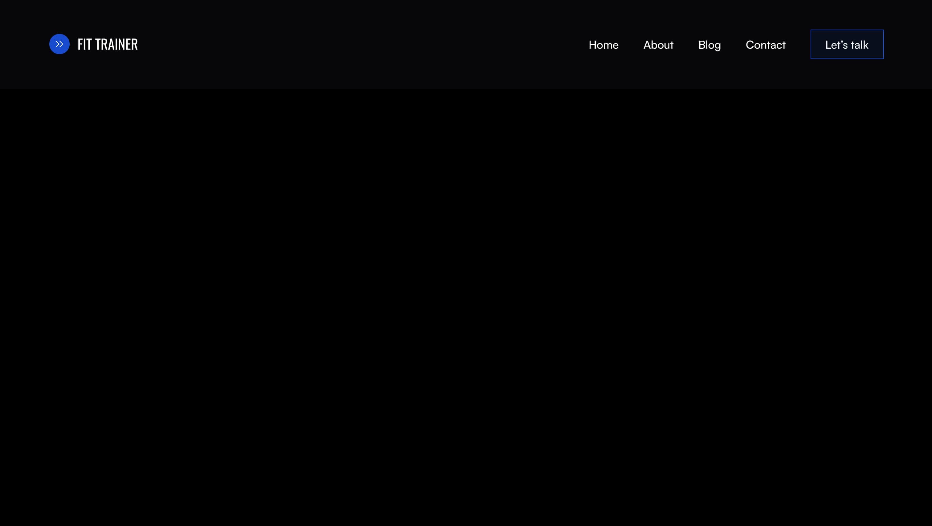 Dark Navigation Bar Dropdown