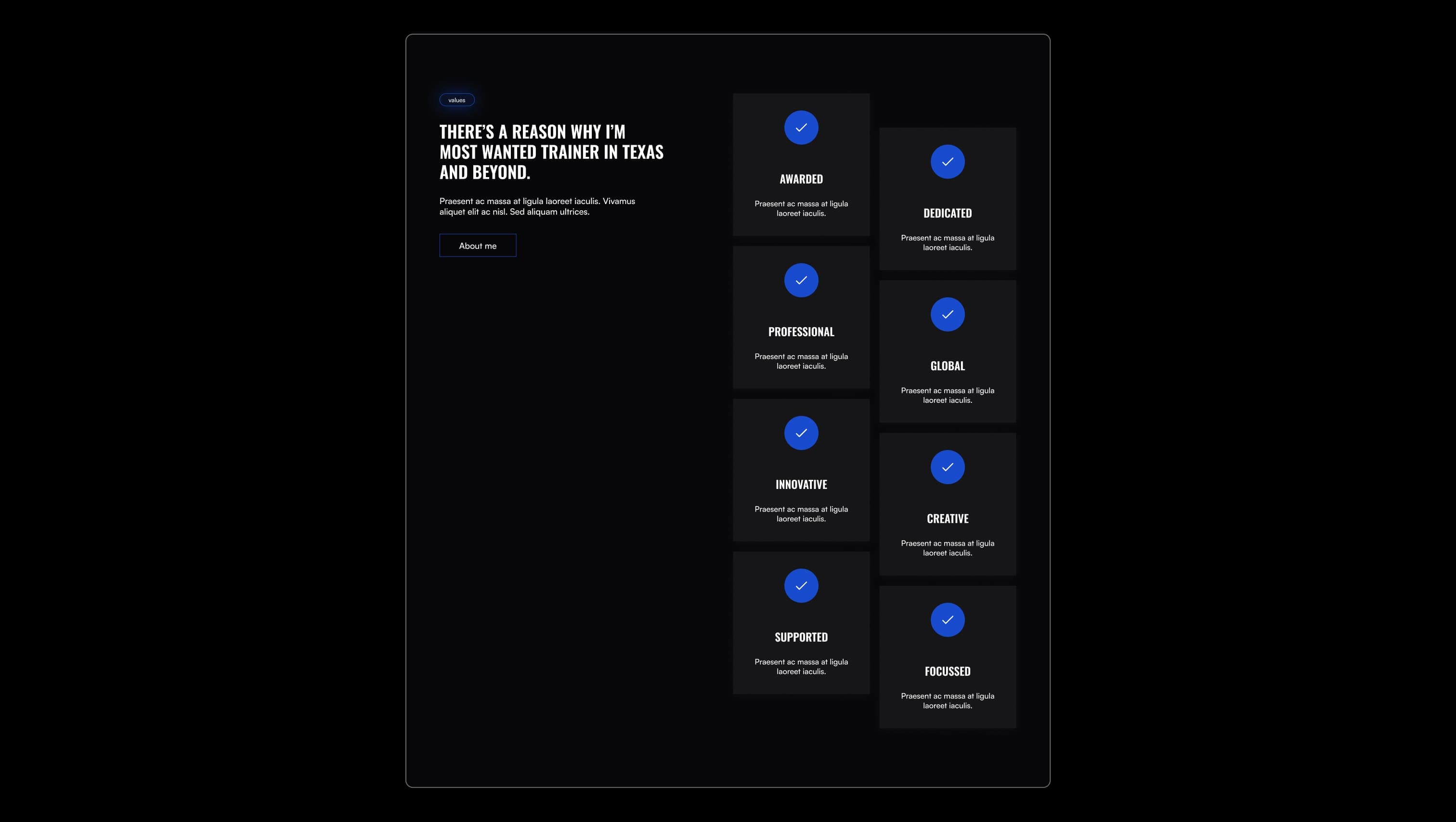 Sticky Values Grid