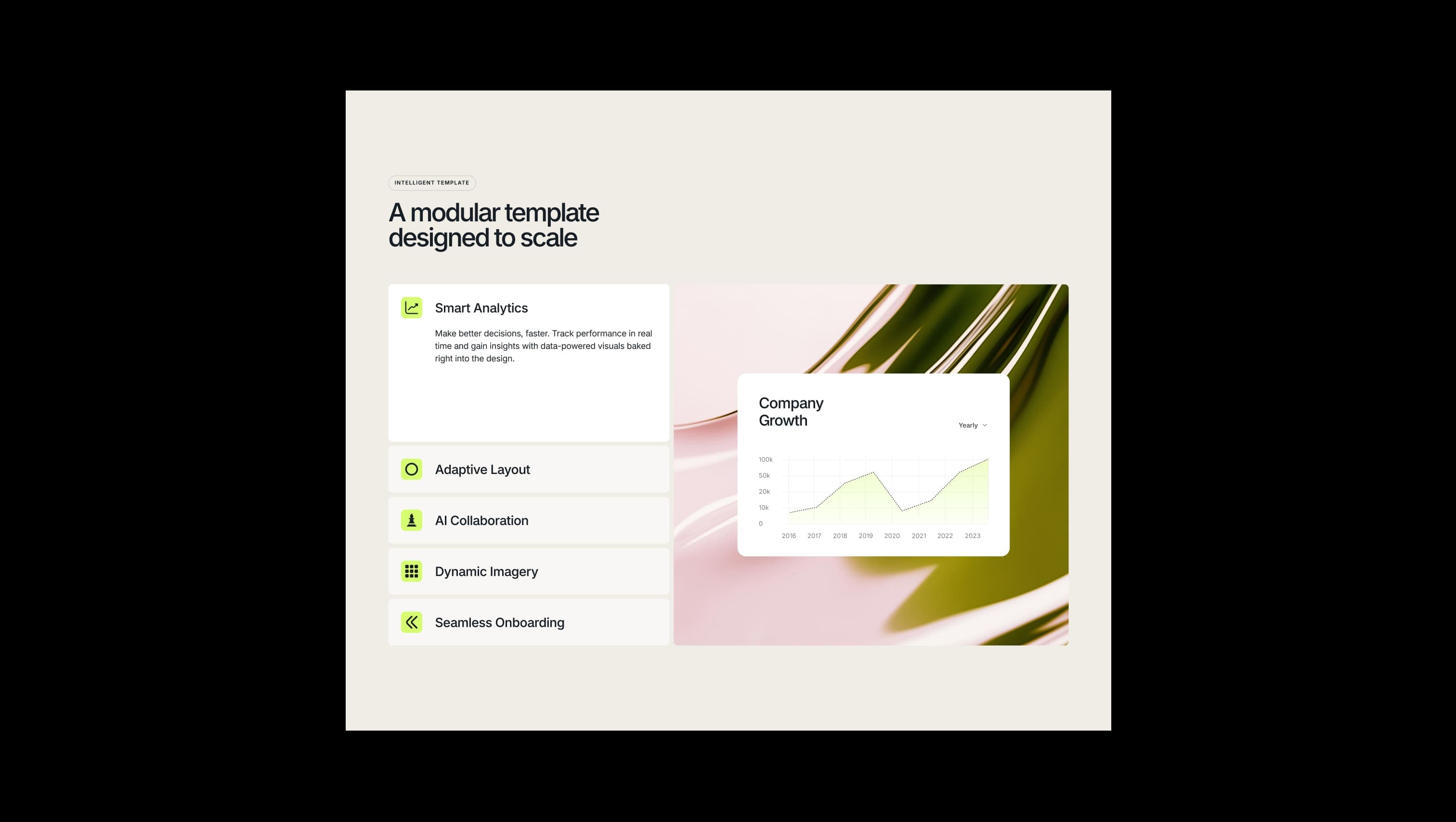 Intelligent Template Features Tabs