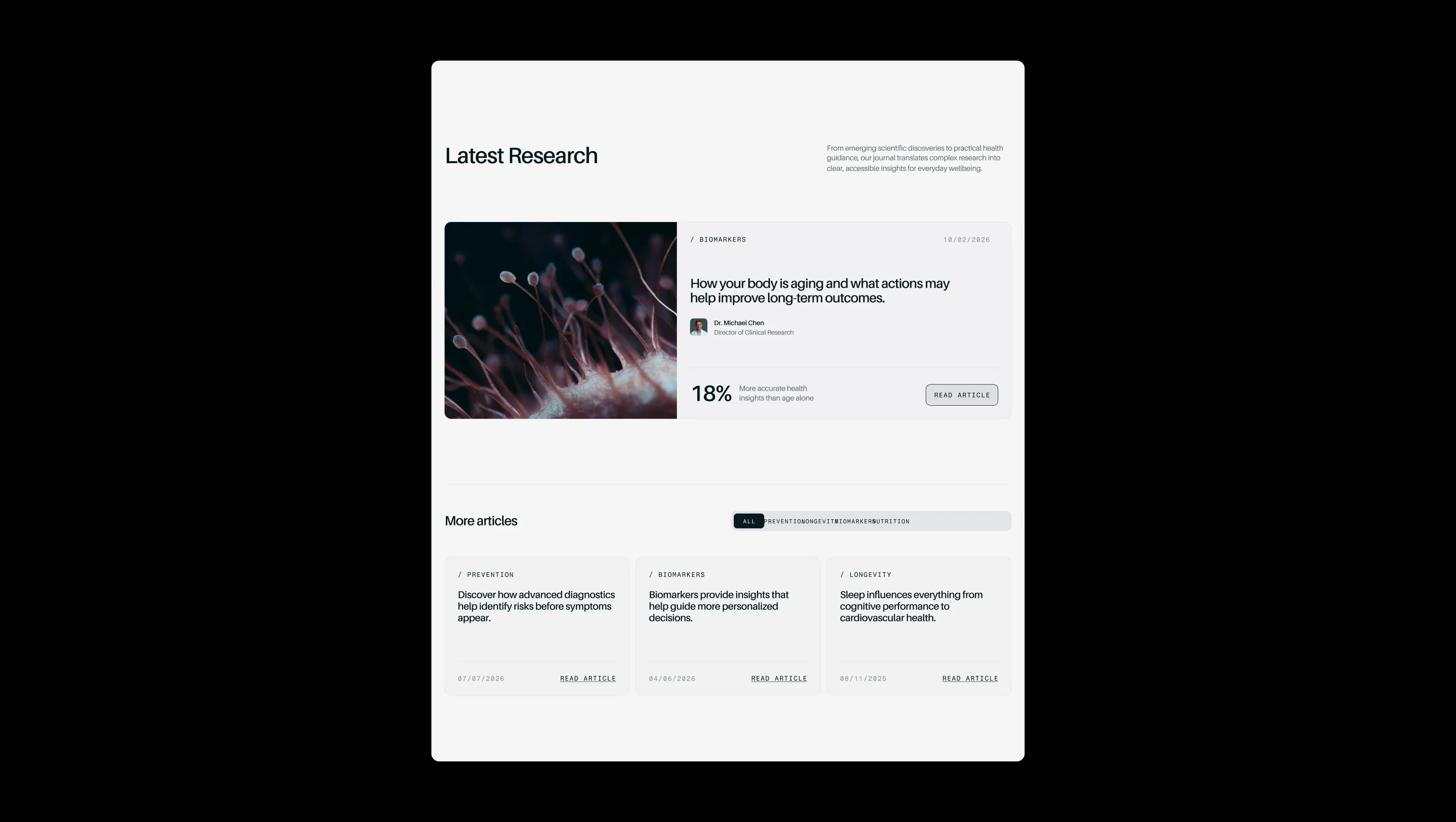 Blog Research Hub with Tabs