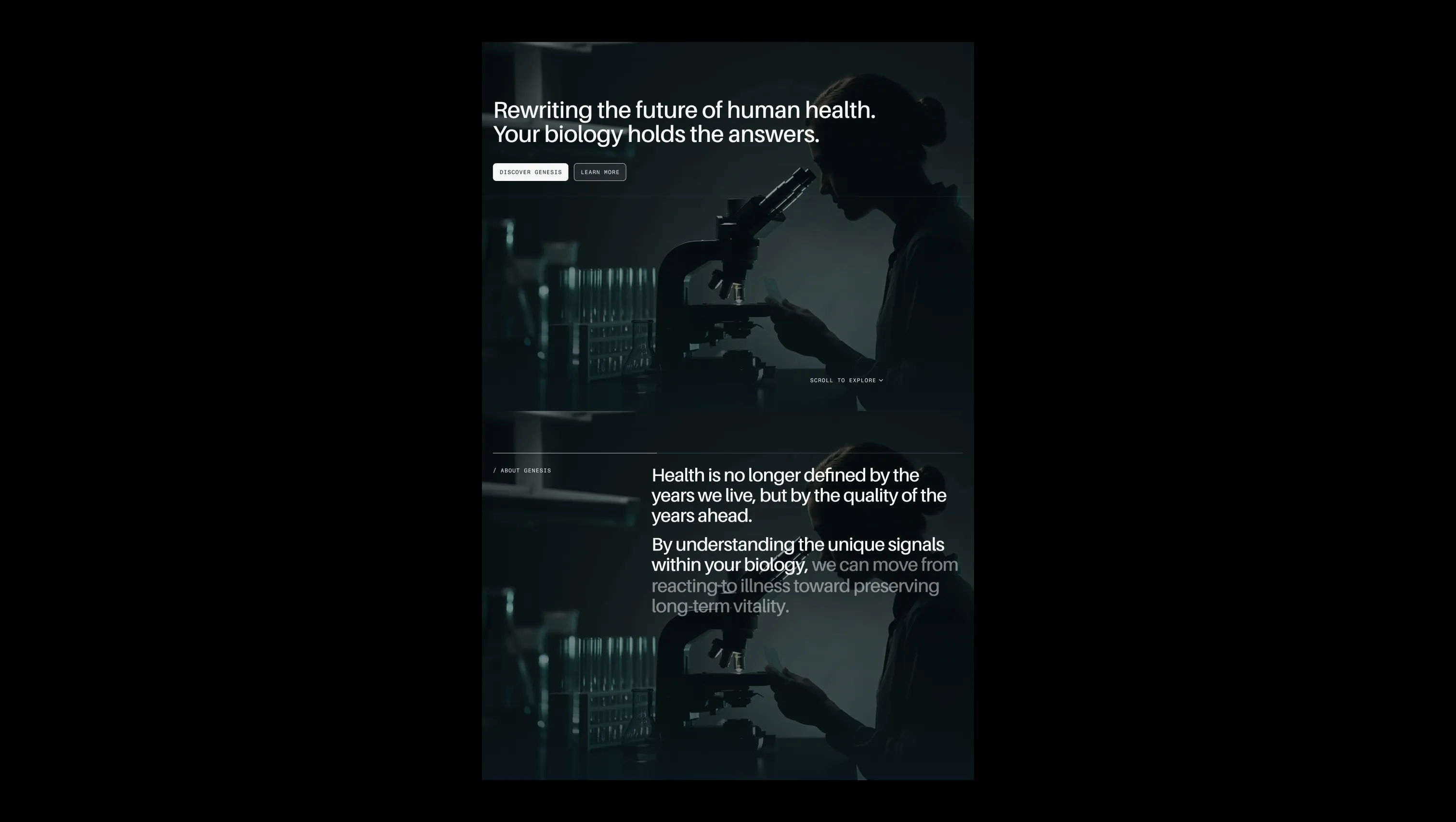 Scroll-Driven Hero With Video Background