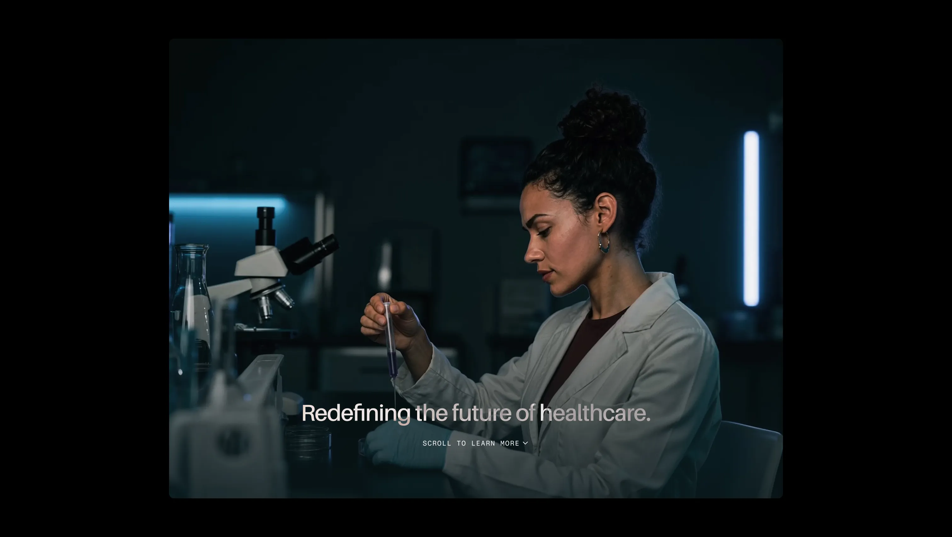 Fullscreen Video Hero with Heading