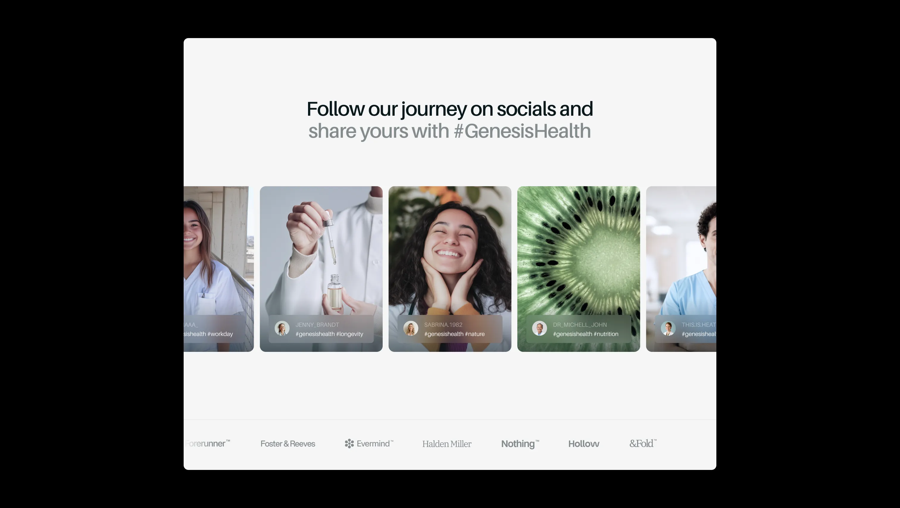Social Media Cards Marquee Wall