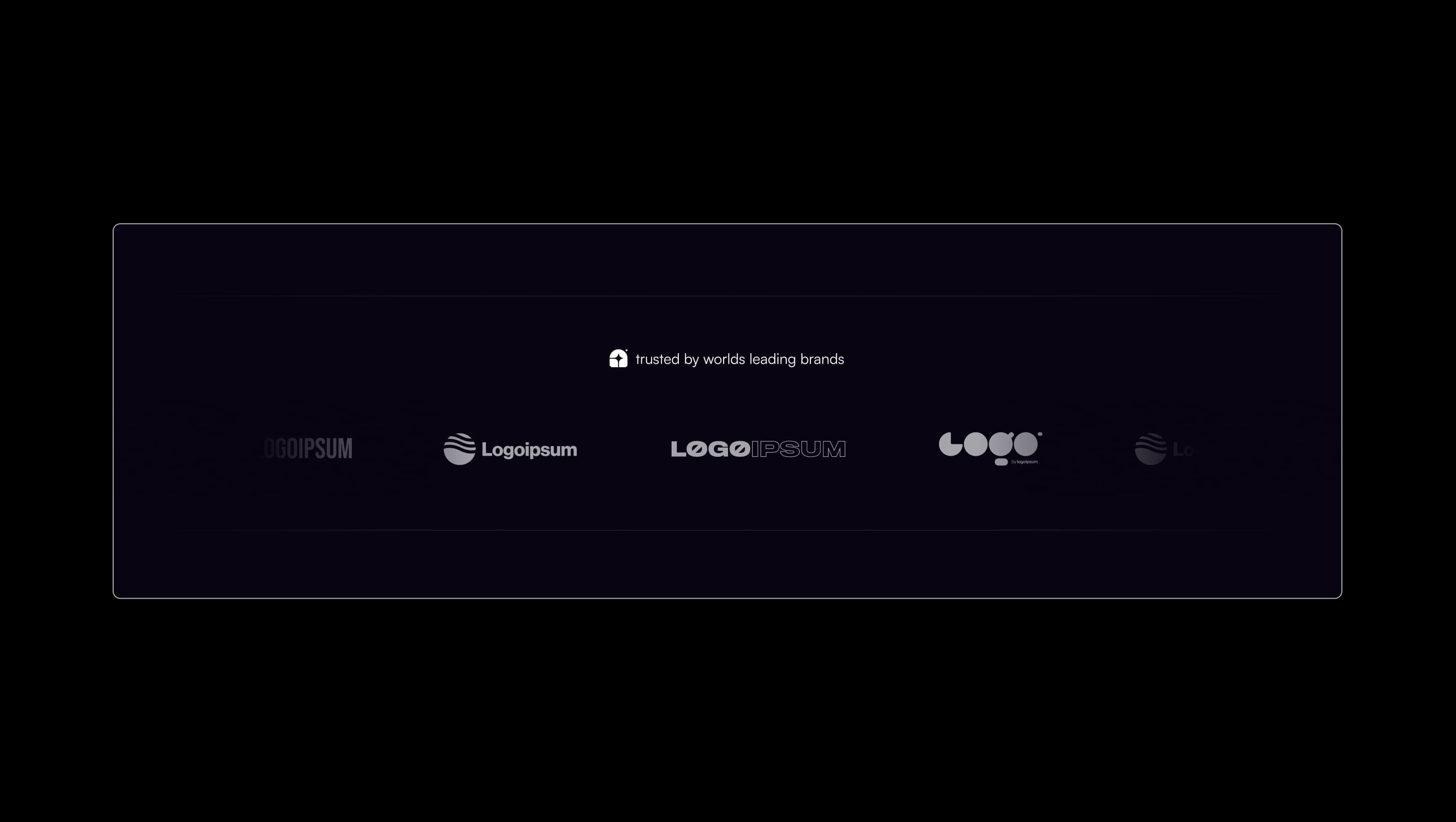 Logos Marquee Loop with Divider