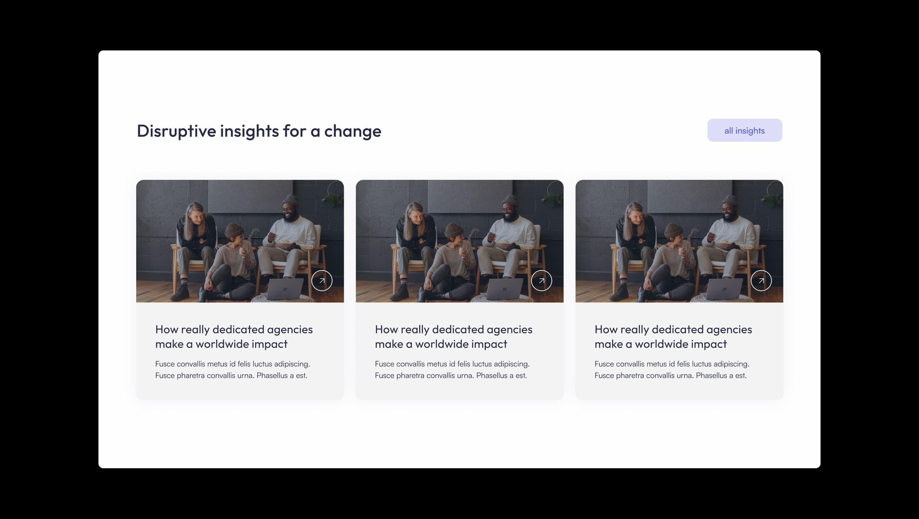 Blog Grid with Hover