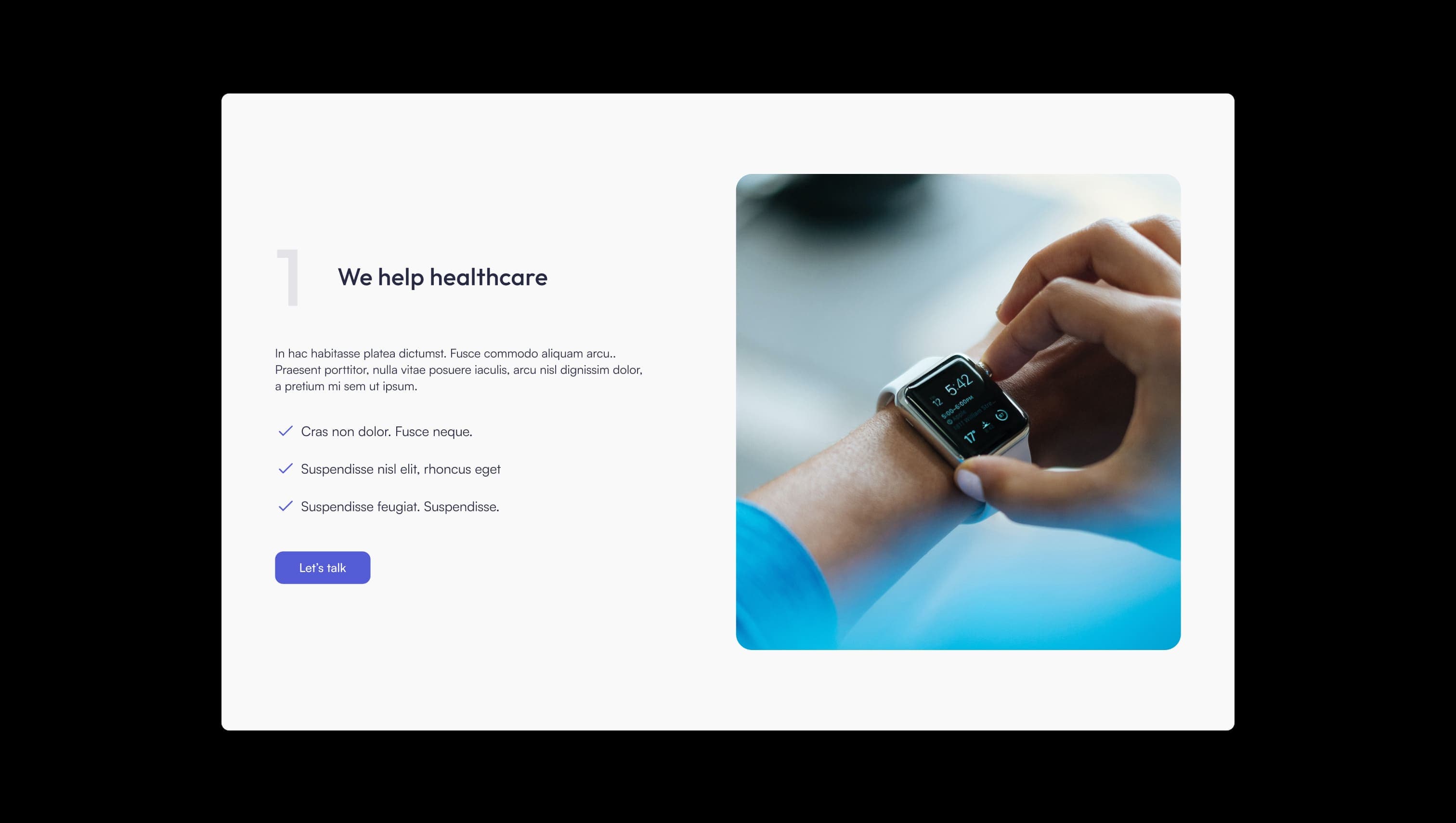 Healthcare Services Section