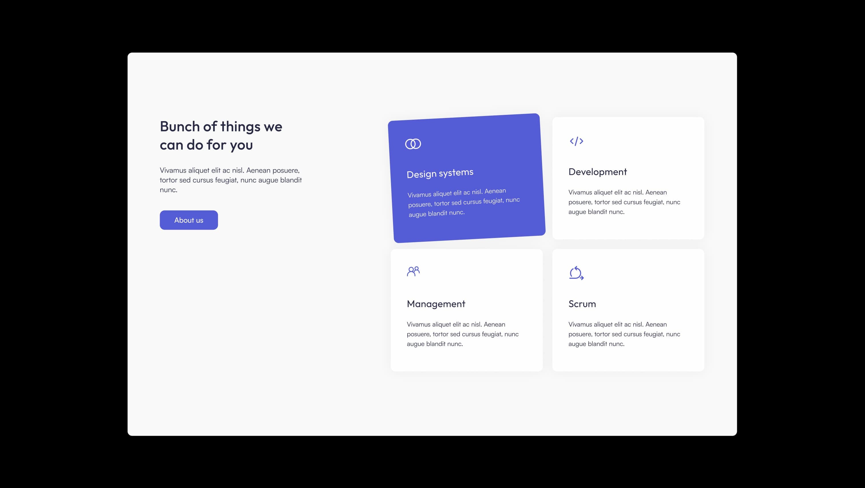 Services Grid with CTA