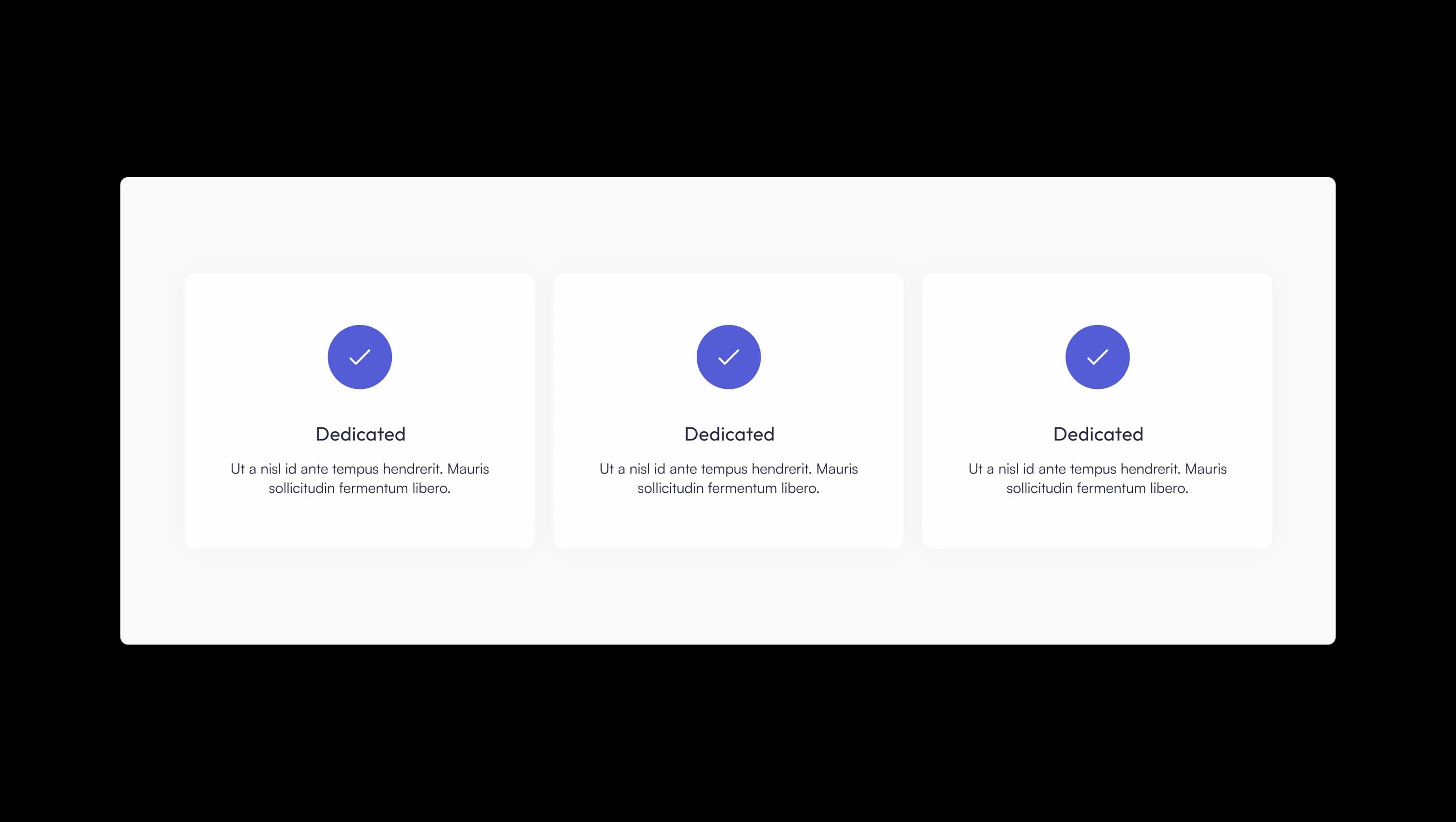 Feature Cards with Icons