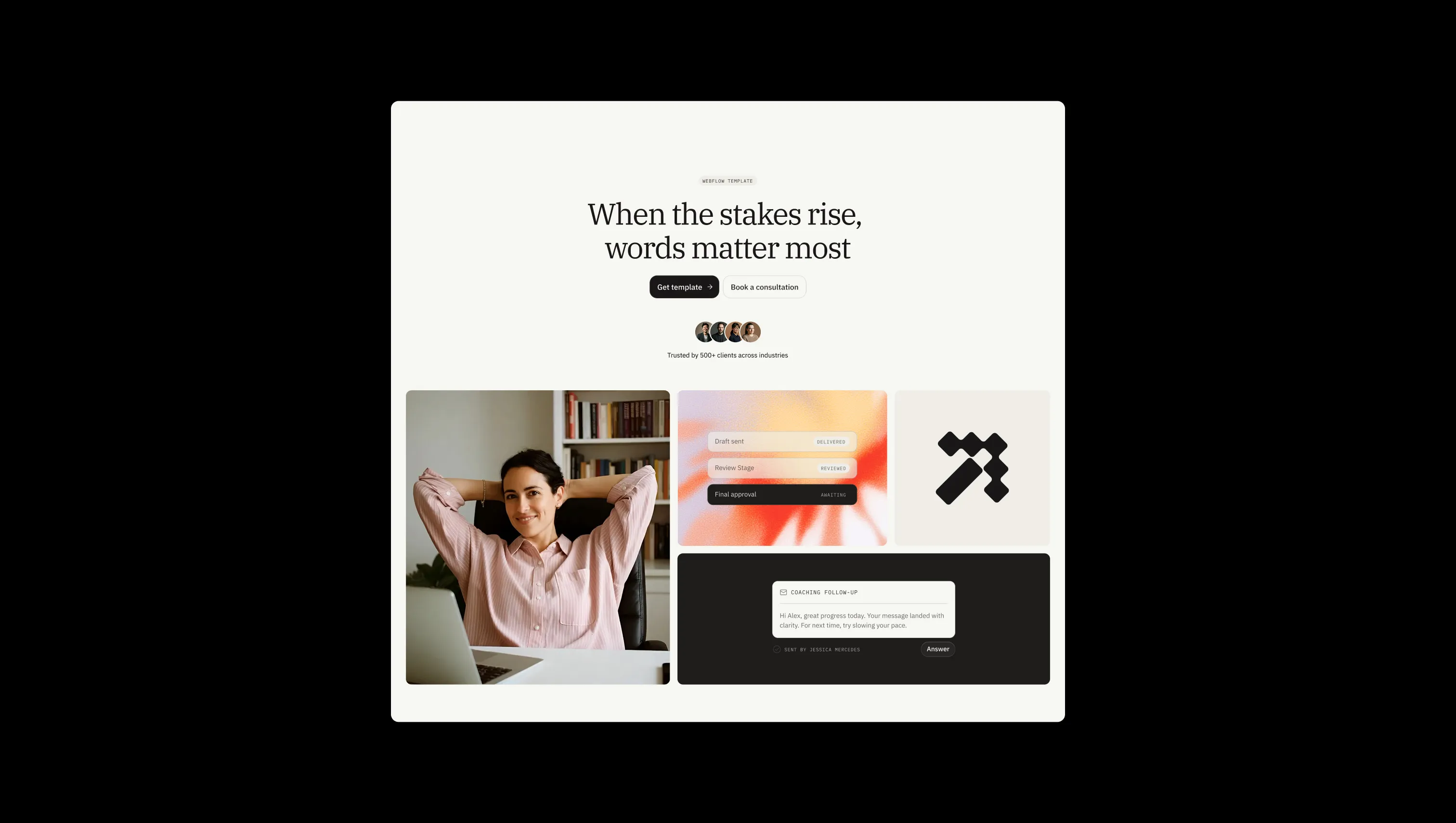 Hero Section with Video Widget