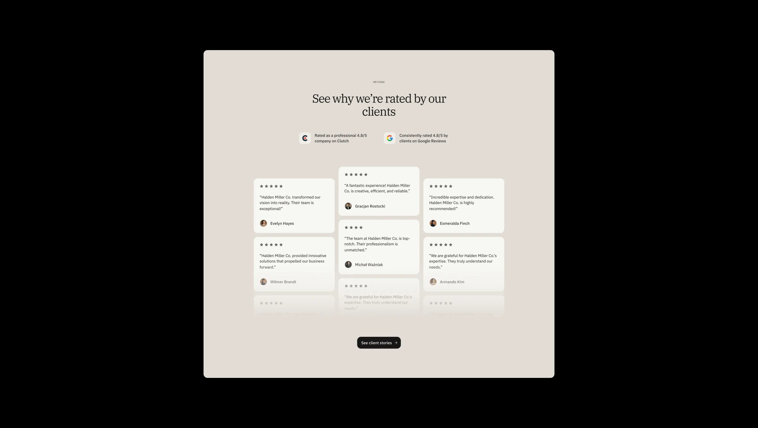 Testimonials Grid Slider