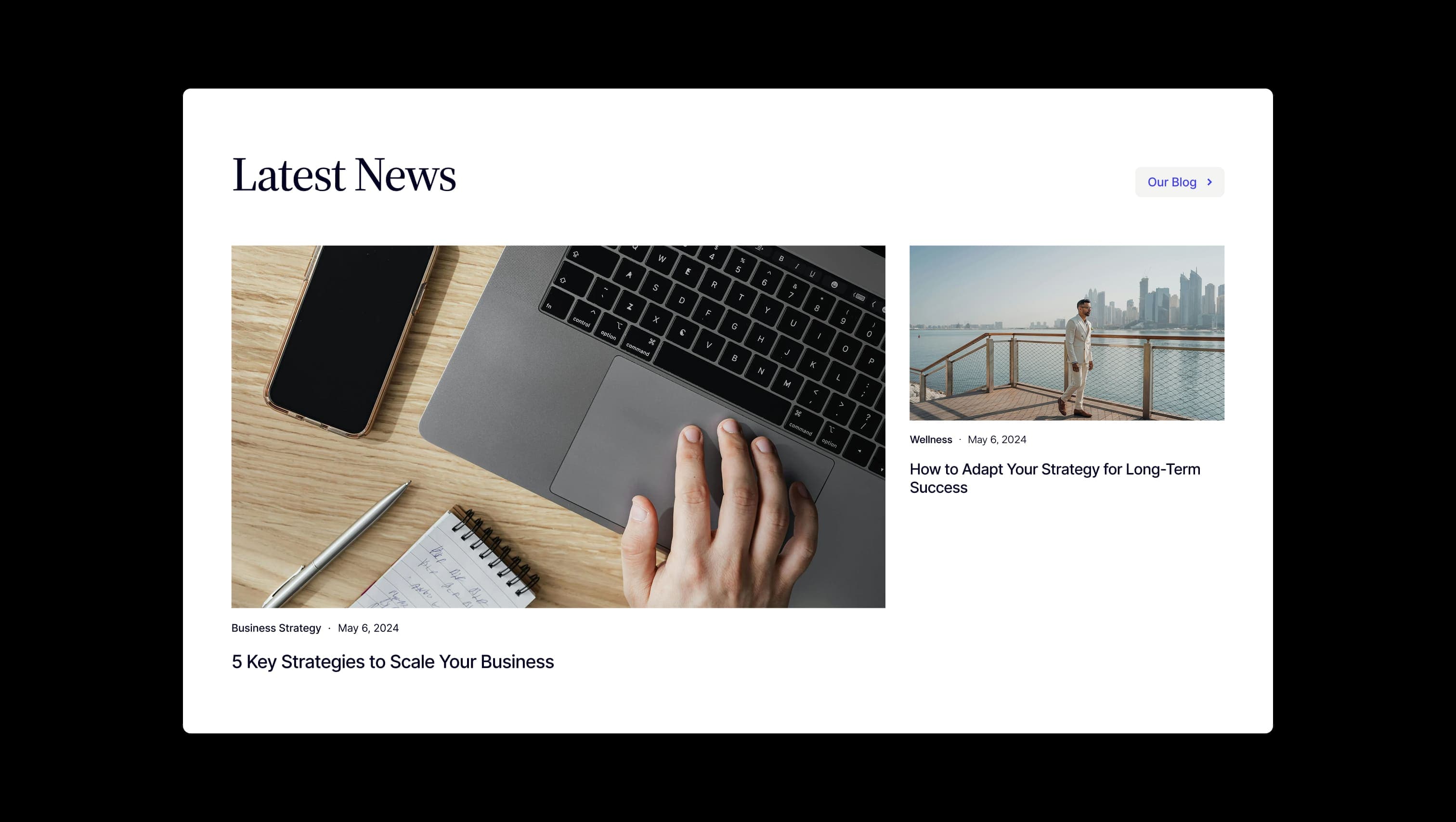 Blog Grid with Hover