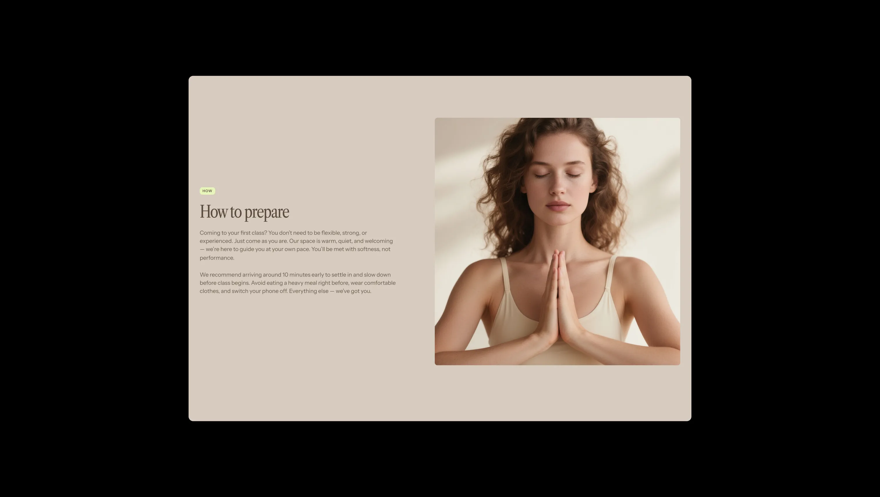Two Column Content Image Layout