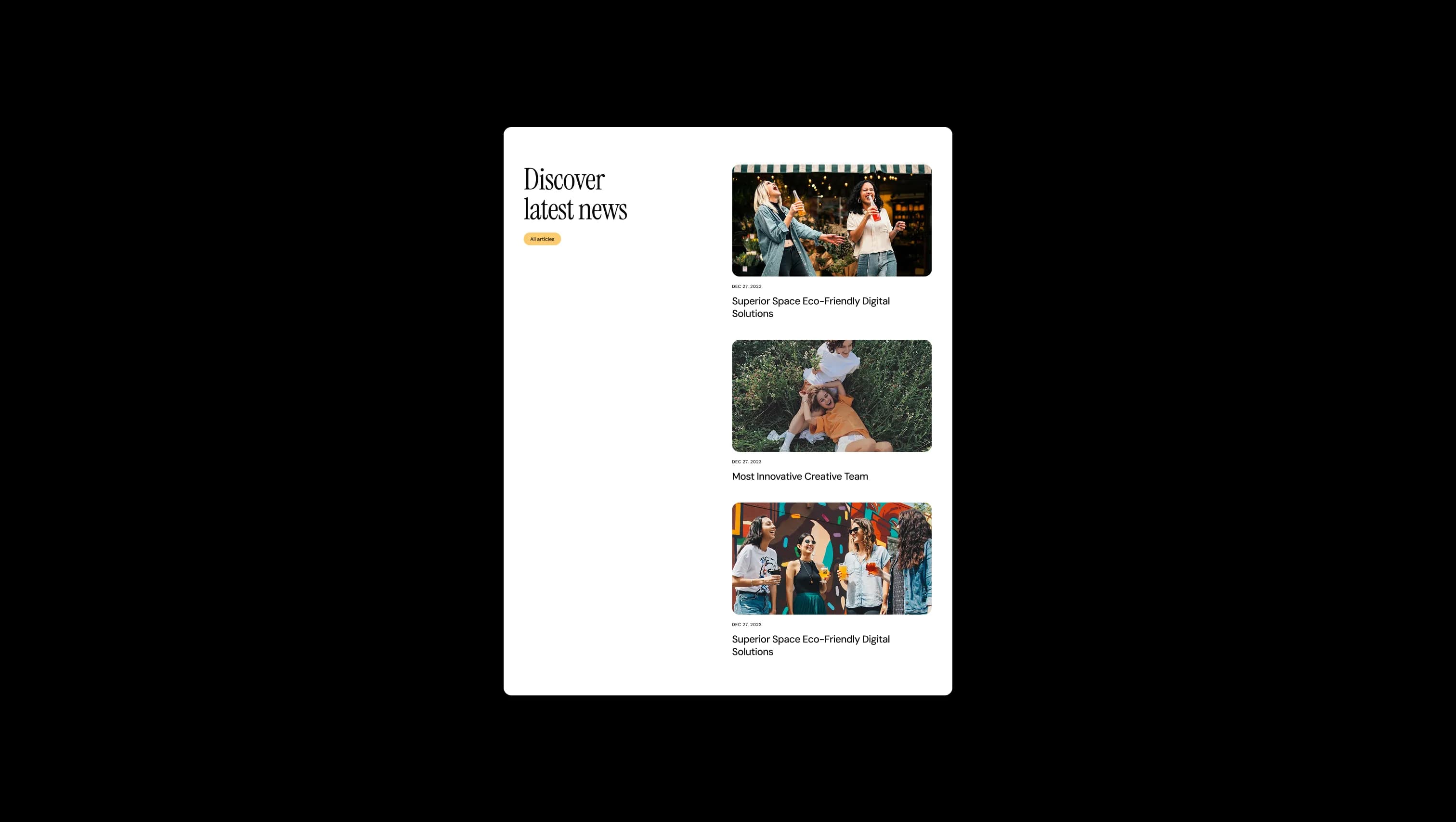 Blog Grid Header Sticky