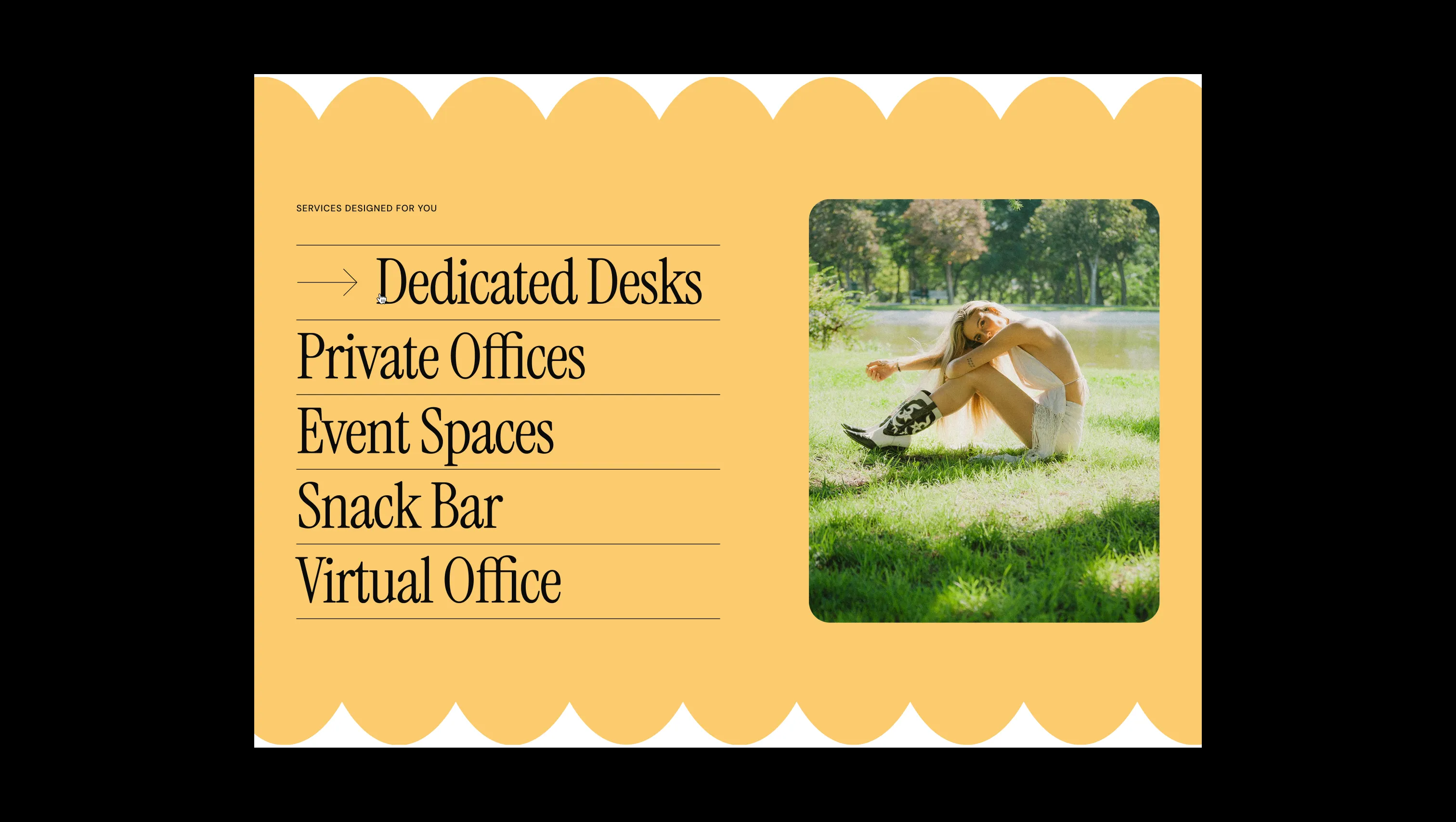 Services Dropdown Hover Section