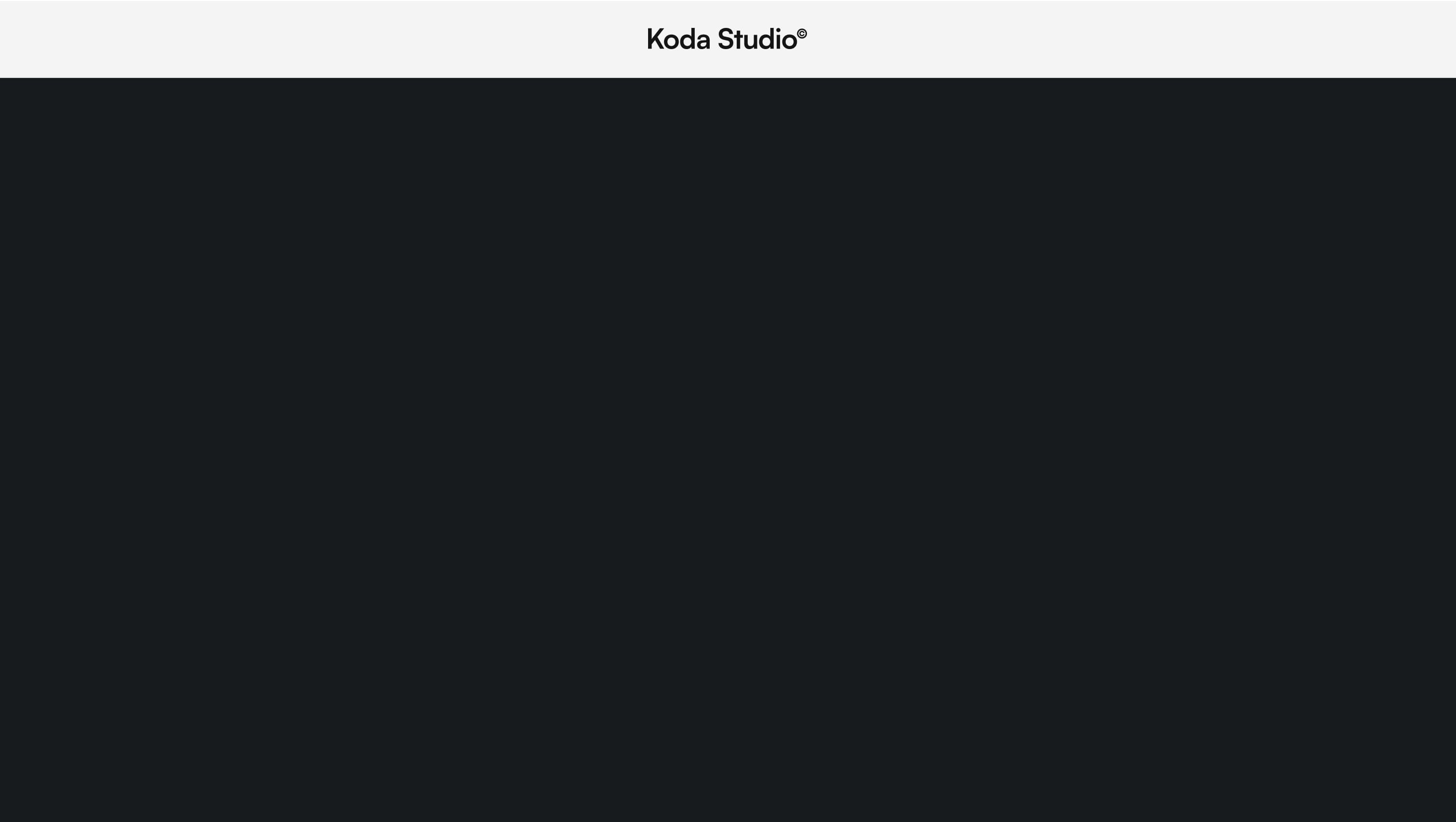 Simple Brand Header Bar