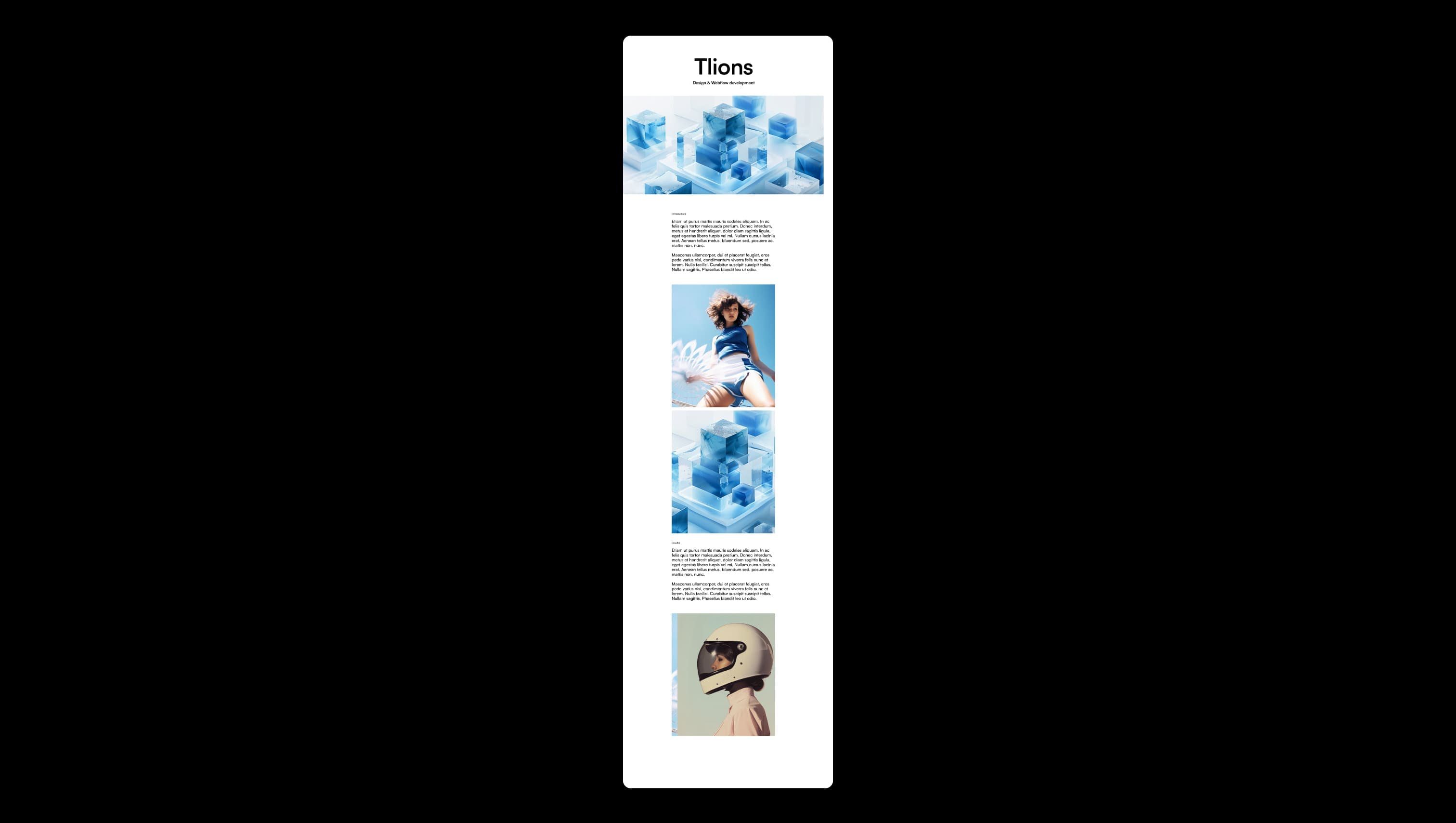 Project Case Study Layout