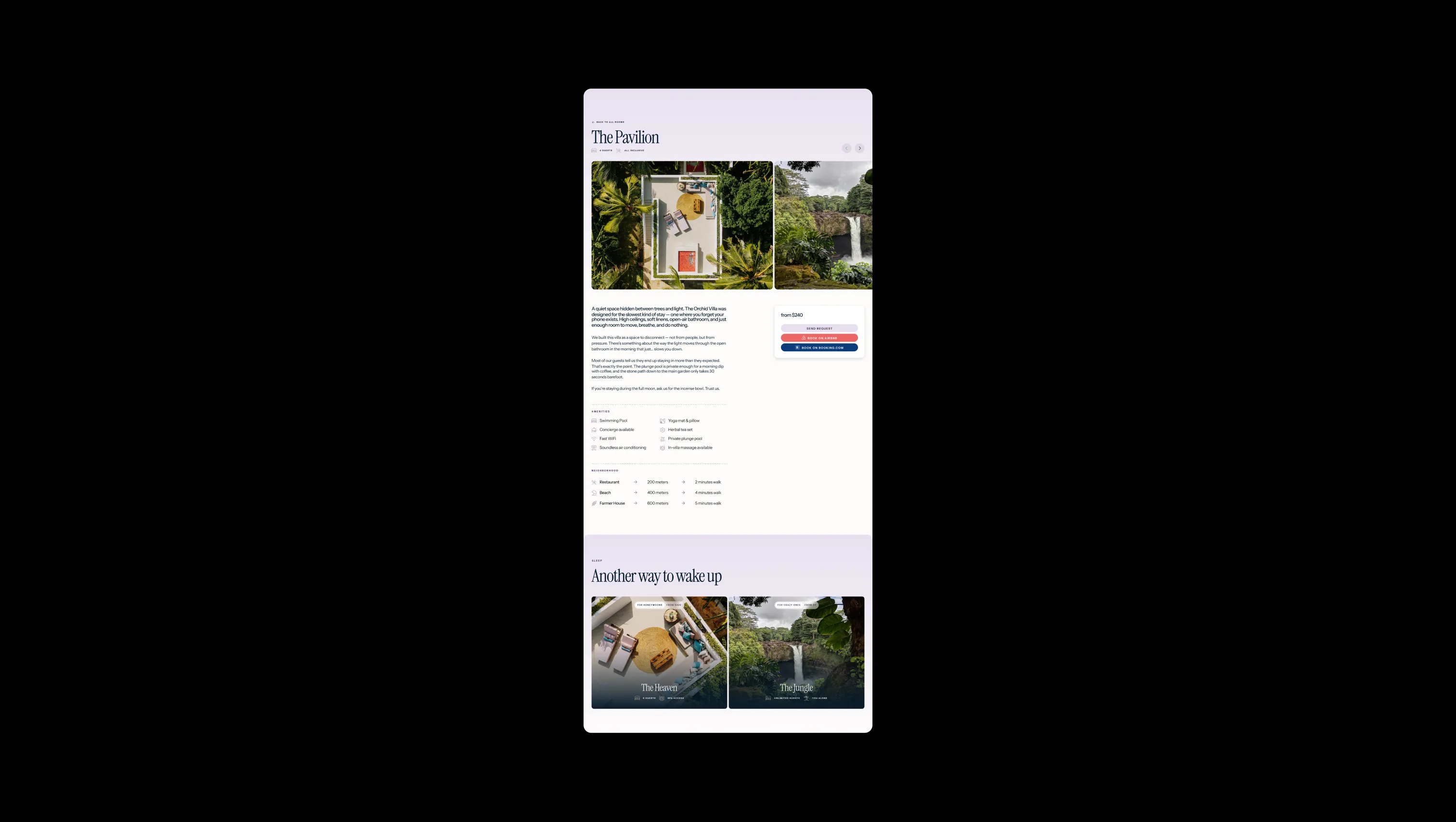 Property Detail Page Layout