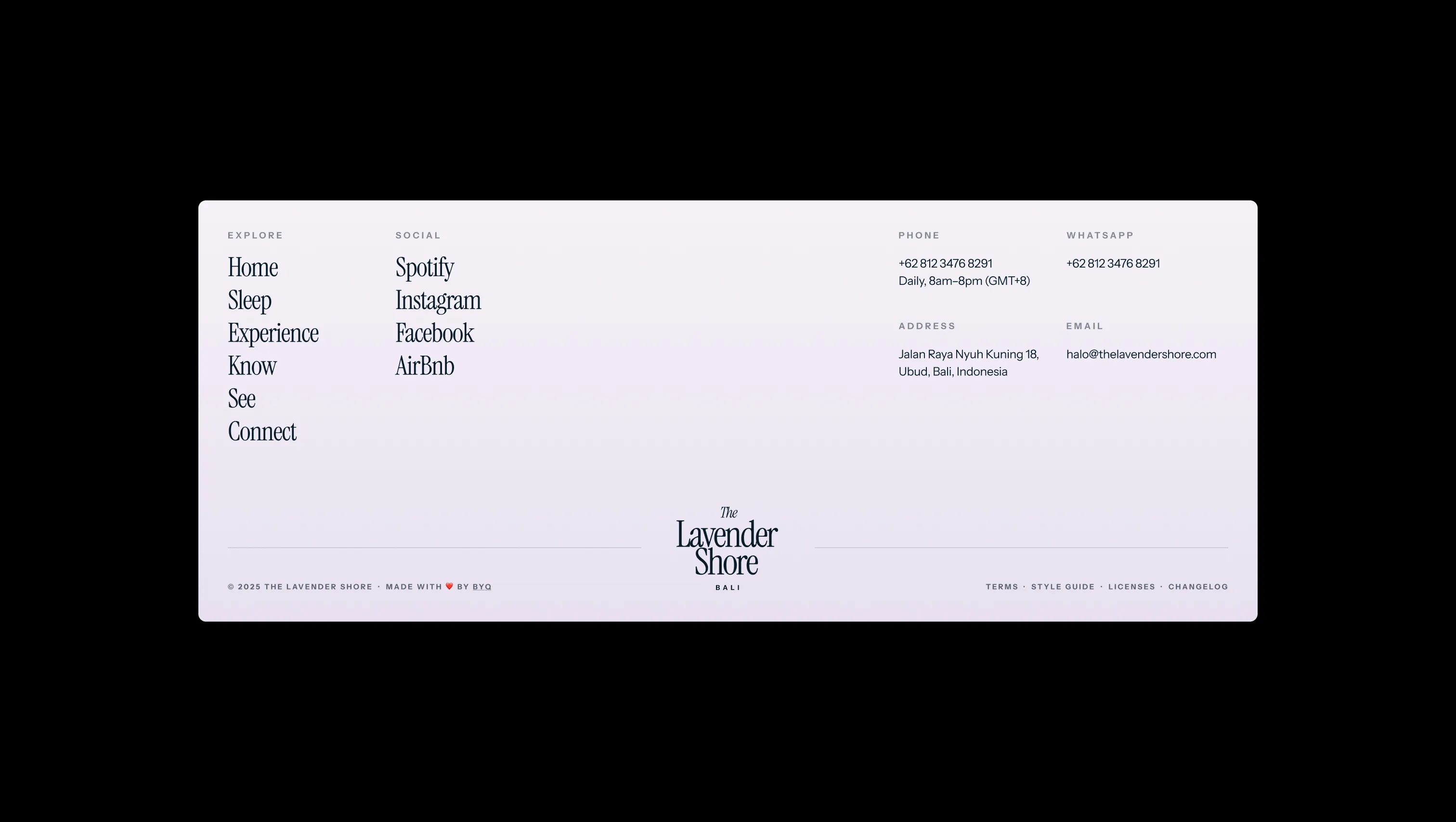 Comprehensive Site Footer