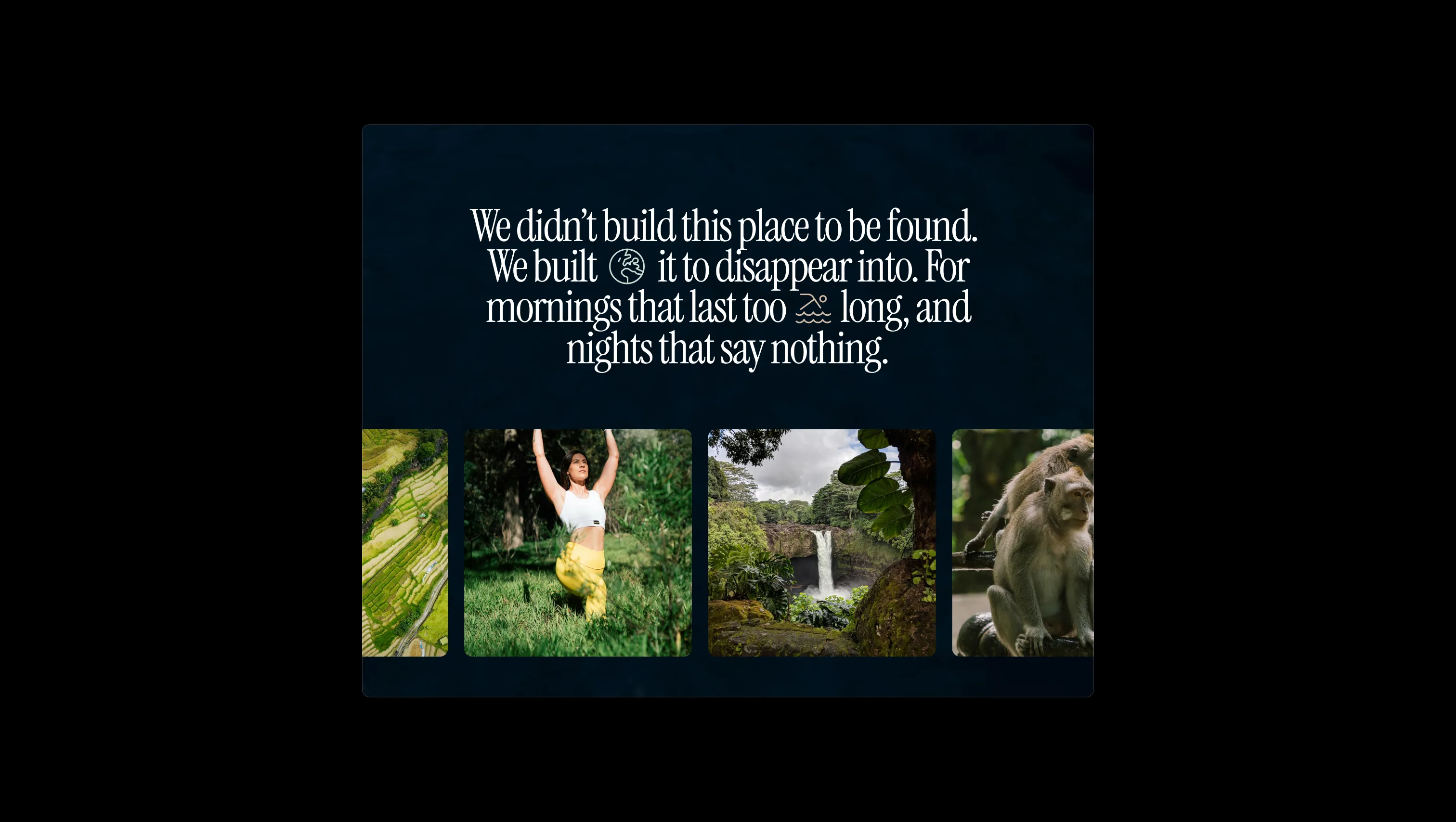 Video Hero with Animated Headline