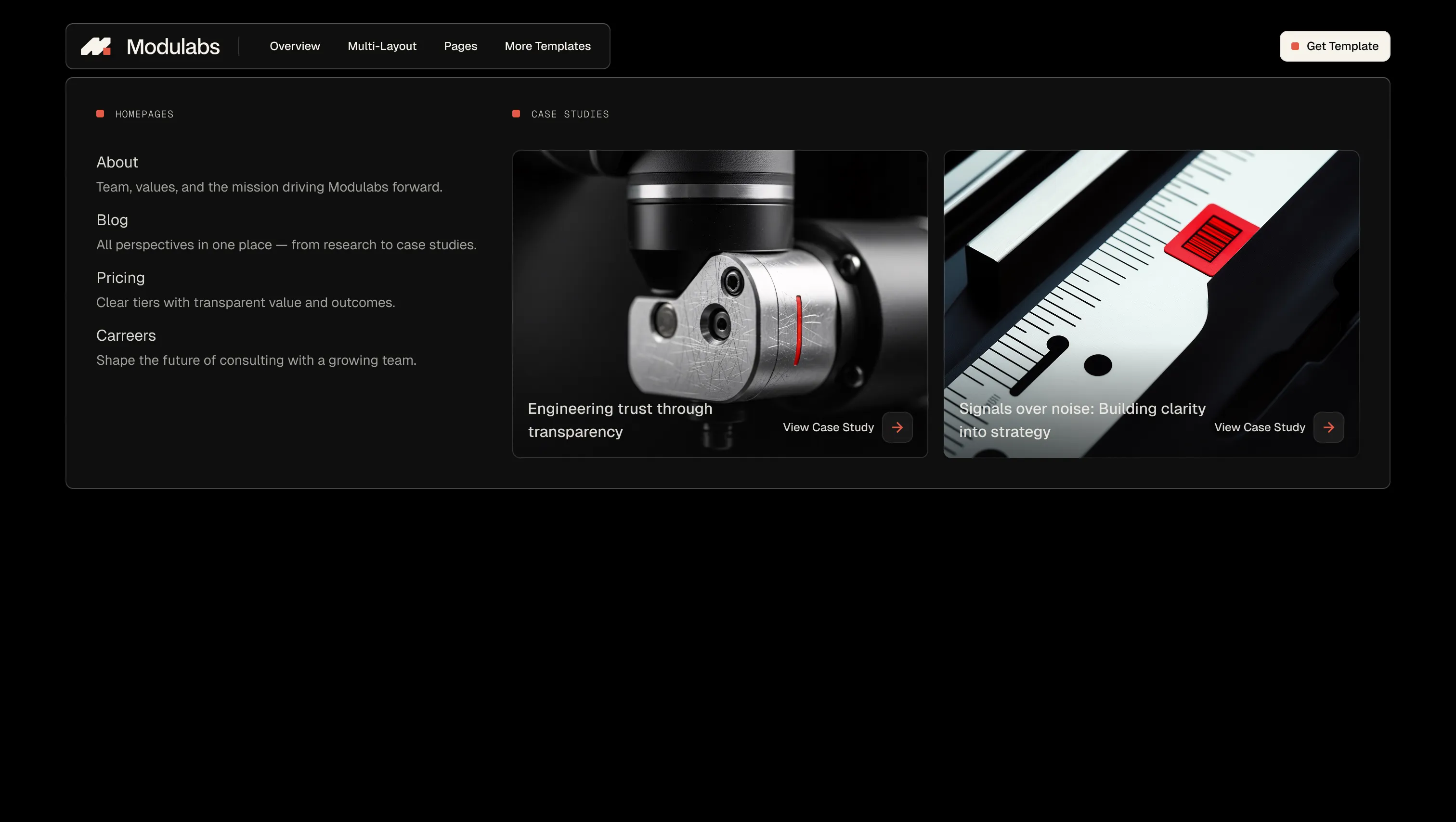 Navigation Bar with Mega Menu
