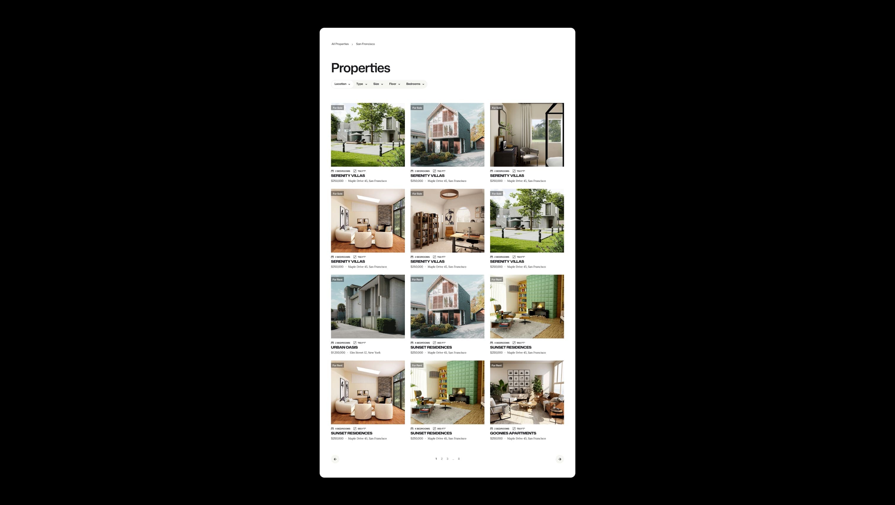 Property Grid Filter System