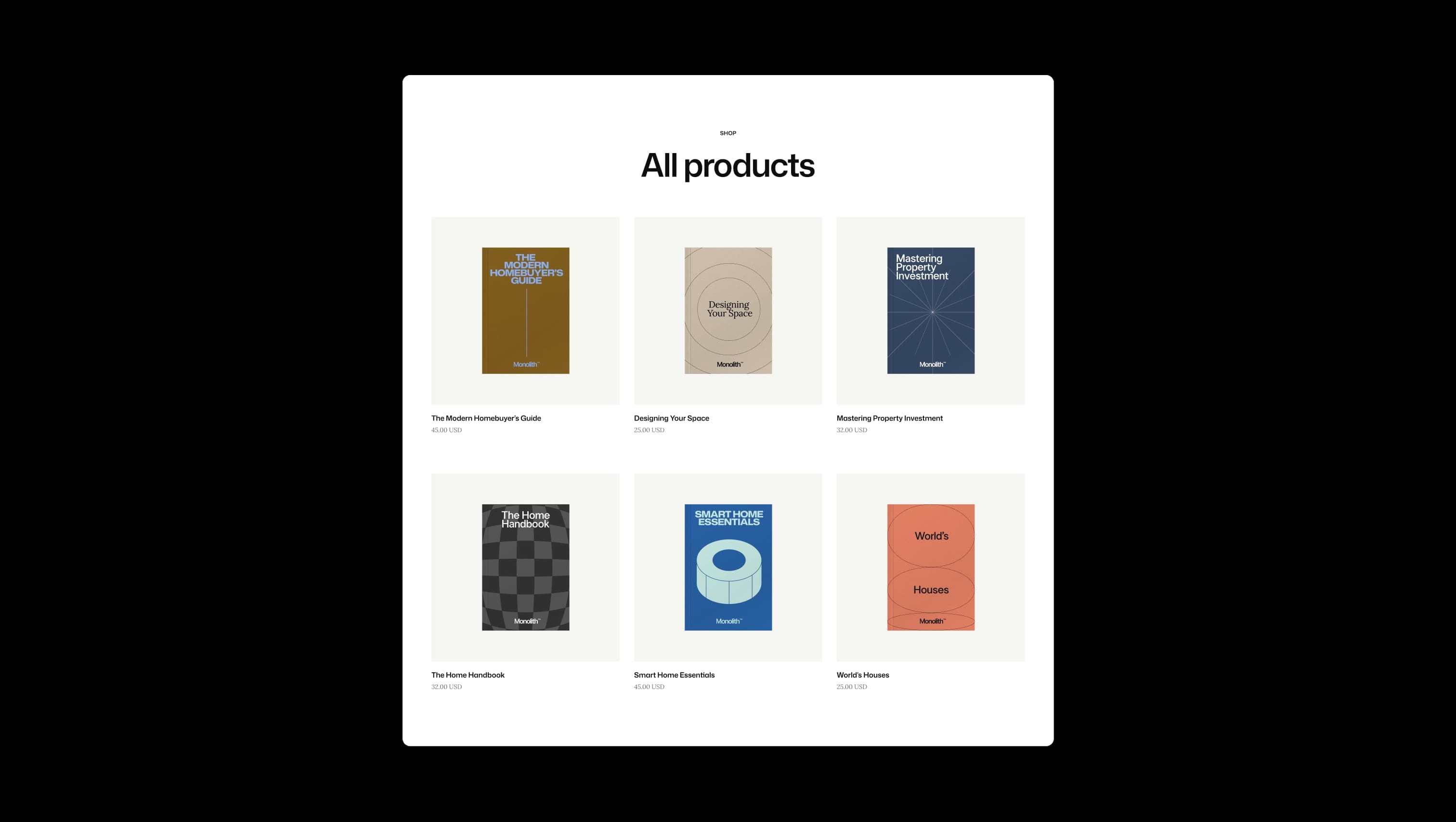 Product Grid Shop Section